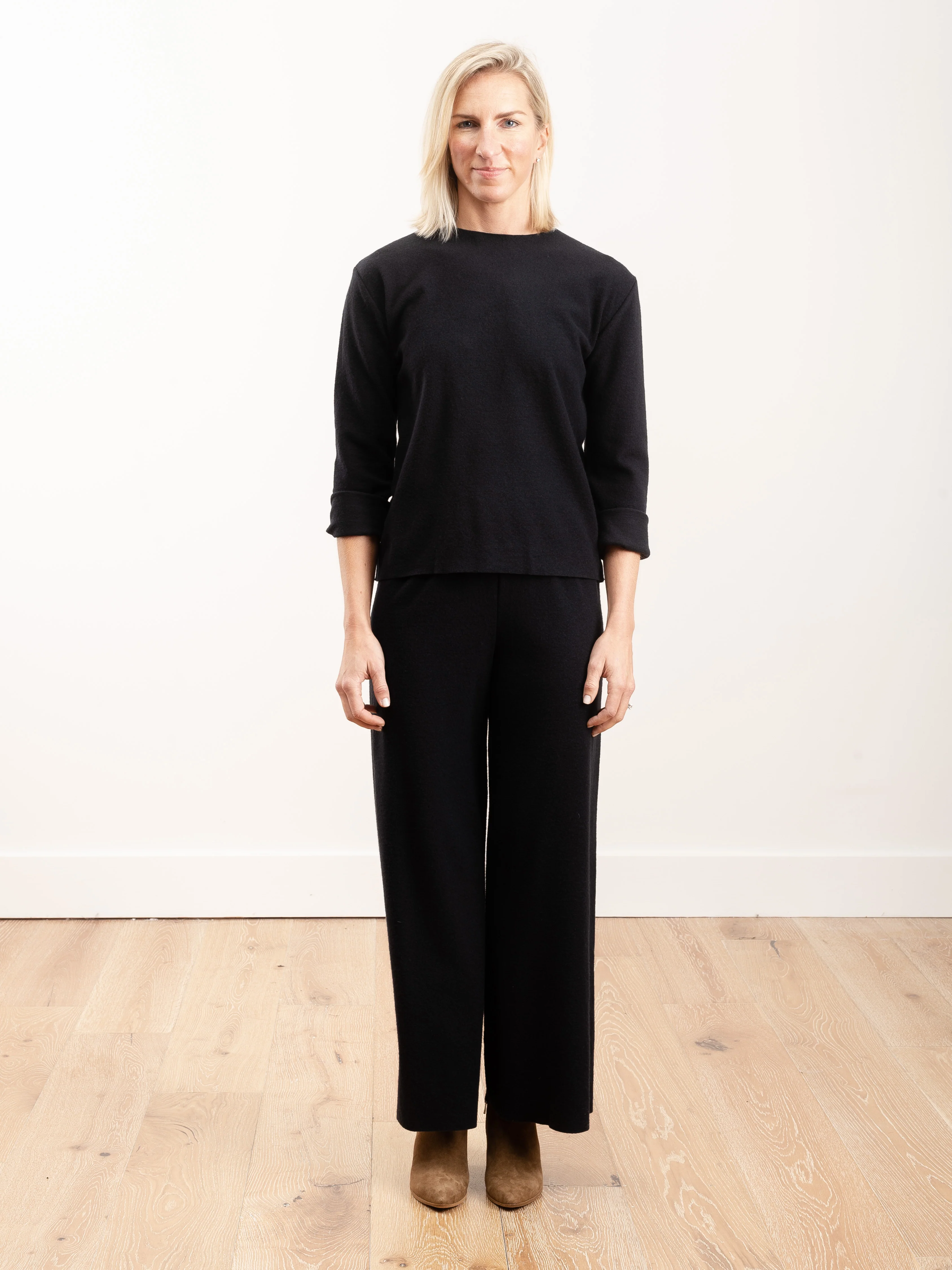 wool crewneck - midnight - Image 2
