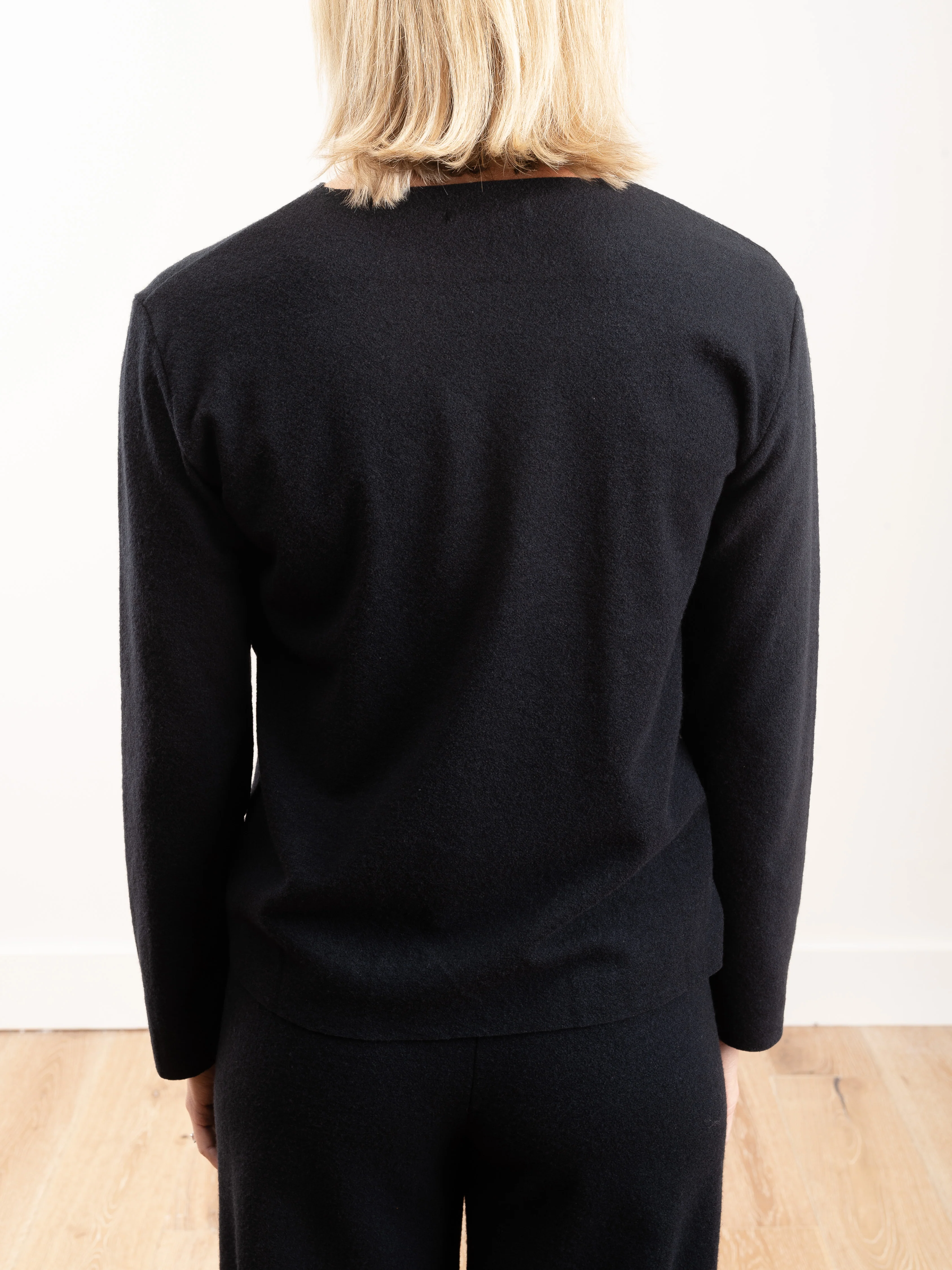 wool crewneck - midnight - Image 7