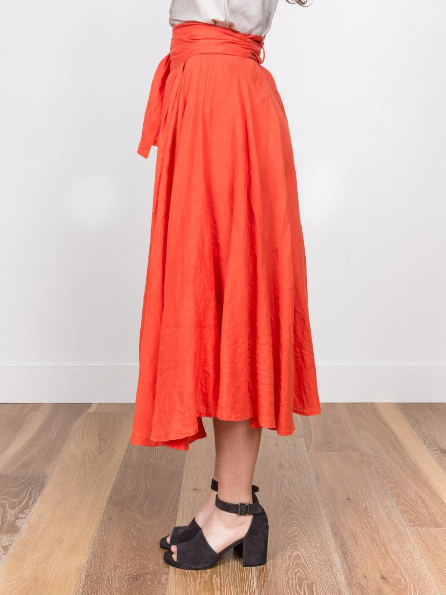 wrap skirt - paprika - Image 2