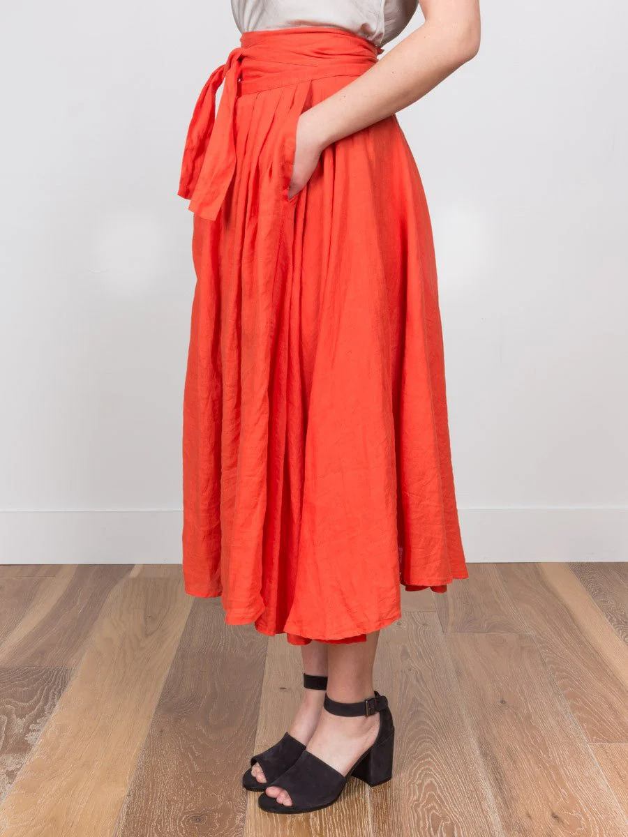 wrap skirt - paprika - Image 3