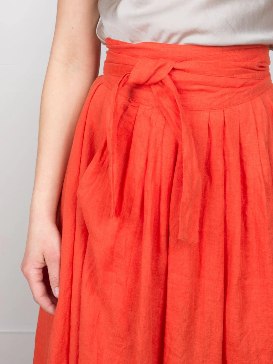 wrap skirt - paprika - Image 5