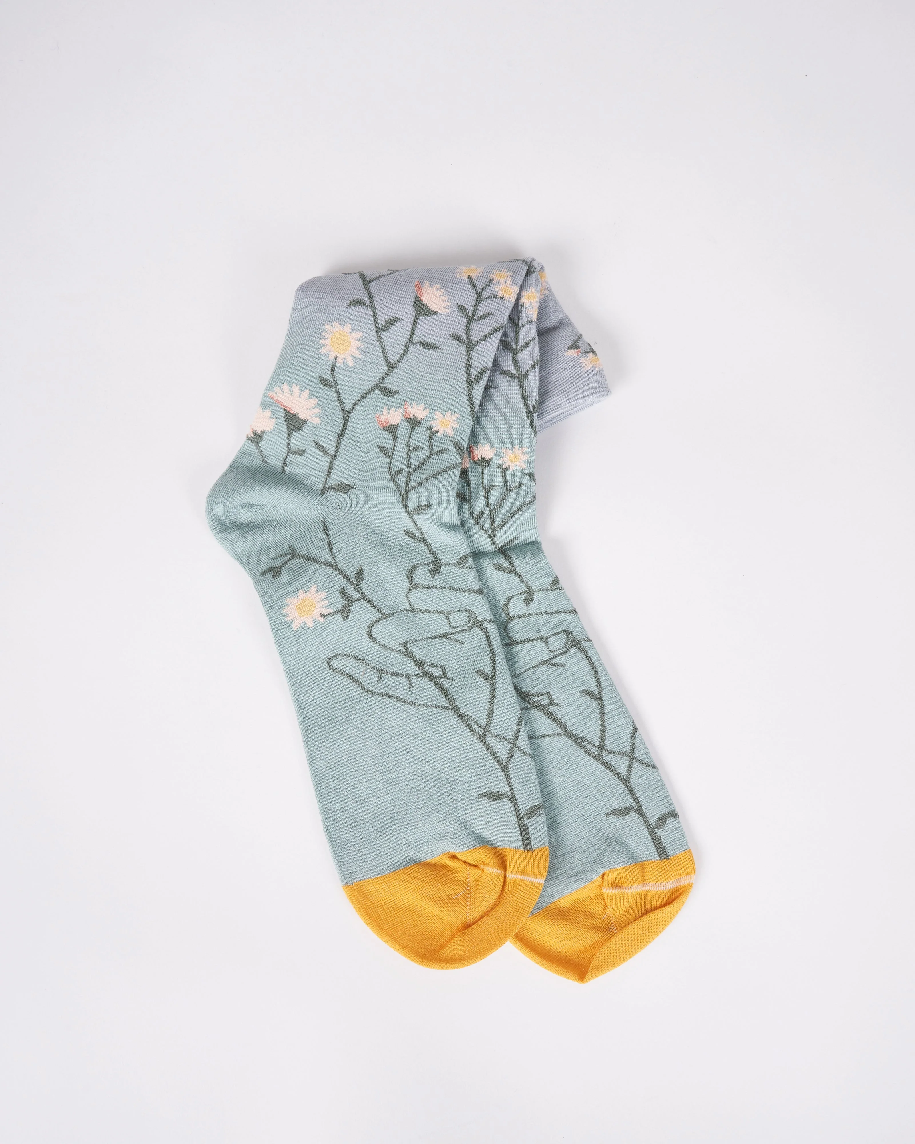 chaussette camomille pluie - Image 2