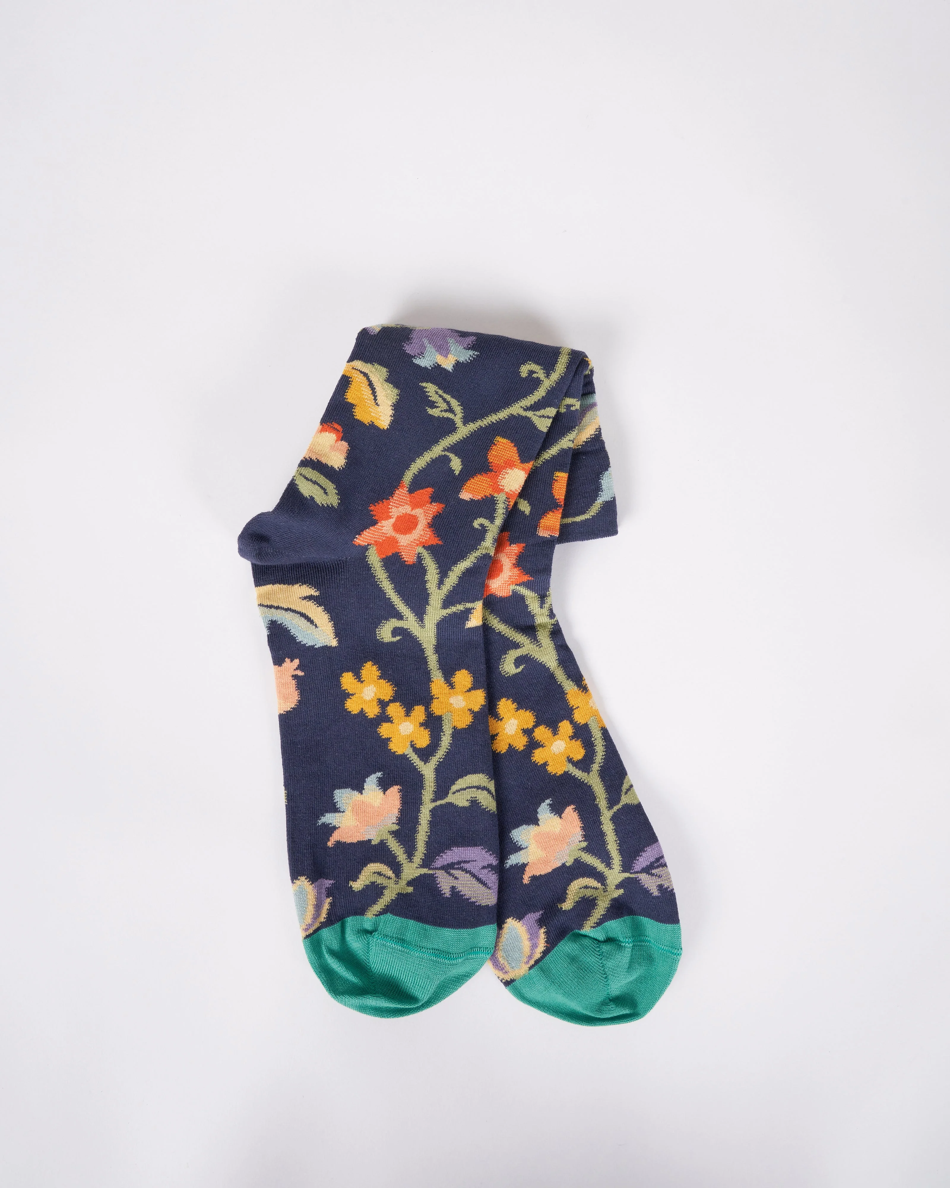 chaussette fleur ardoise - Image 2