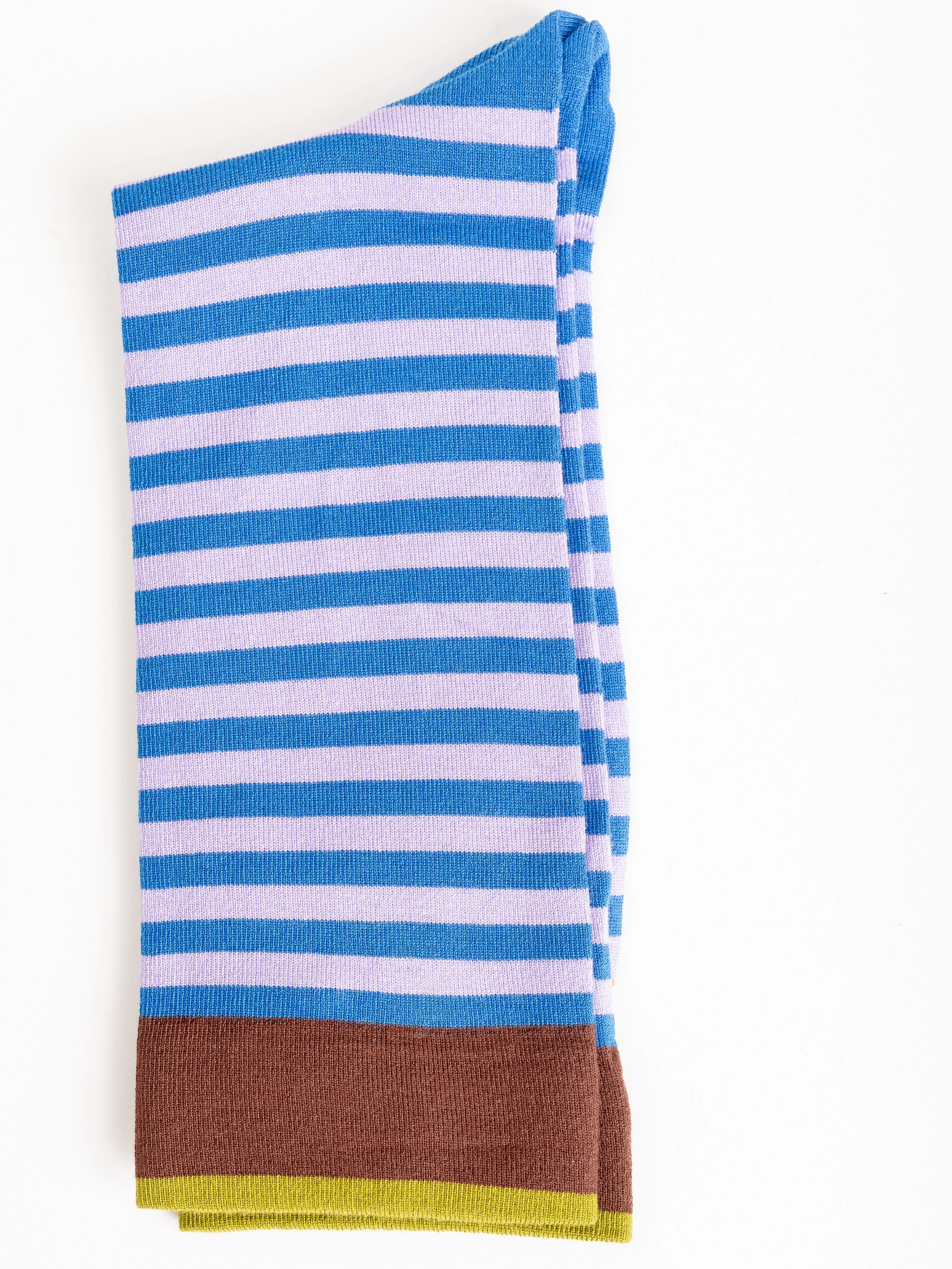 short sock - cobalt w/ purple stripe - Image 2