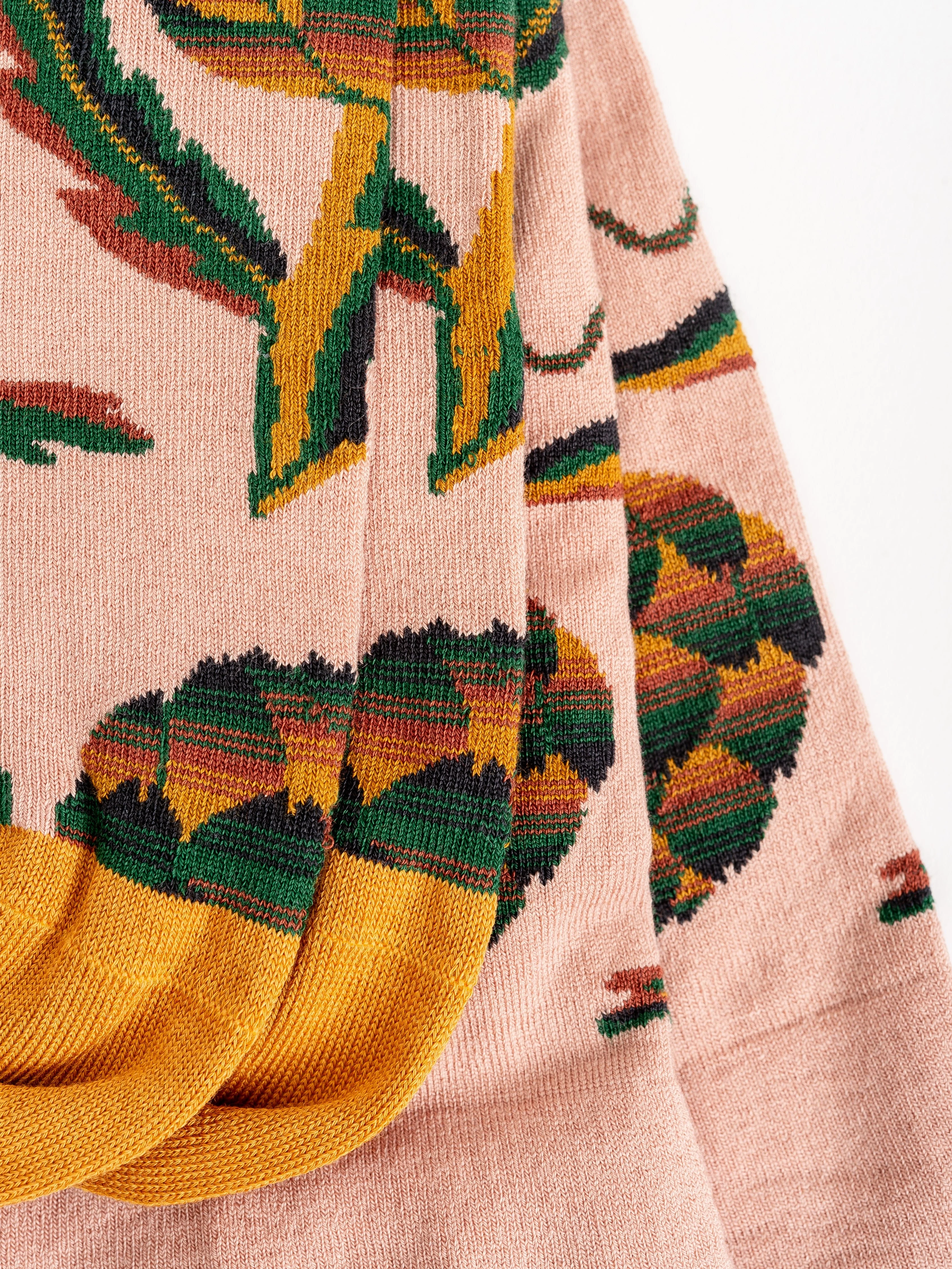 short sock - nude w/ artichoke - Image 3