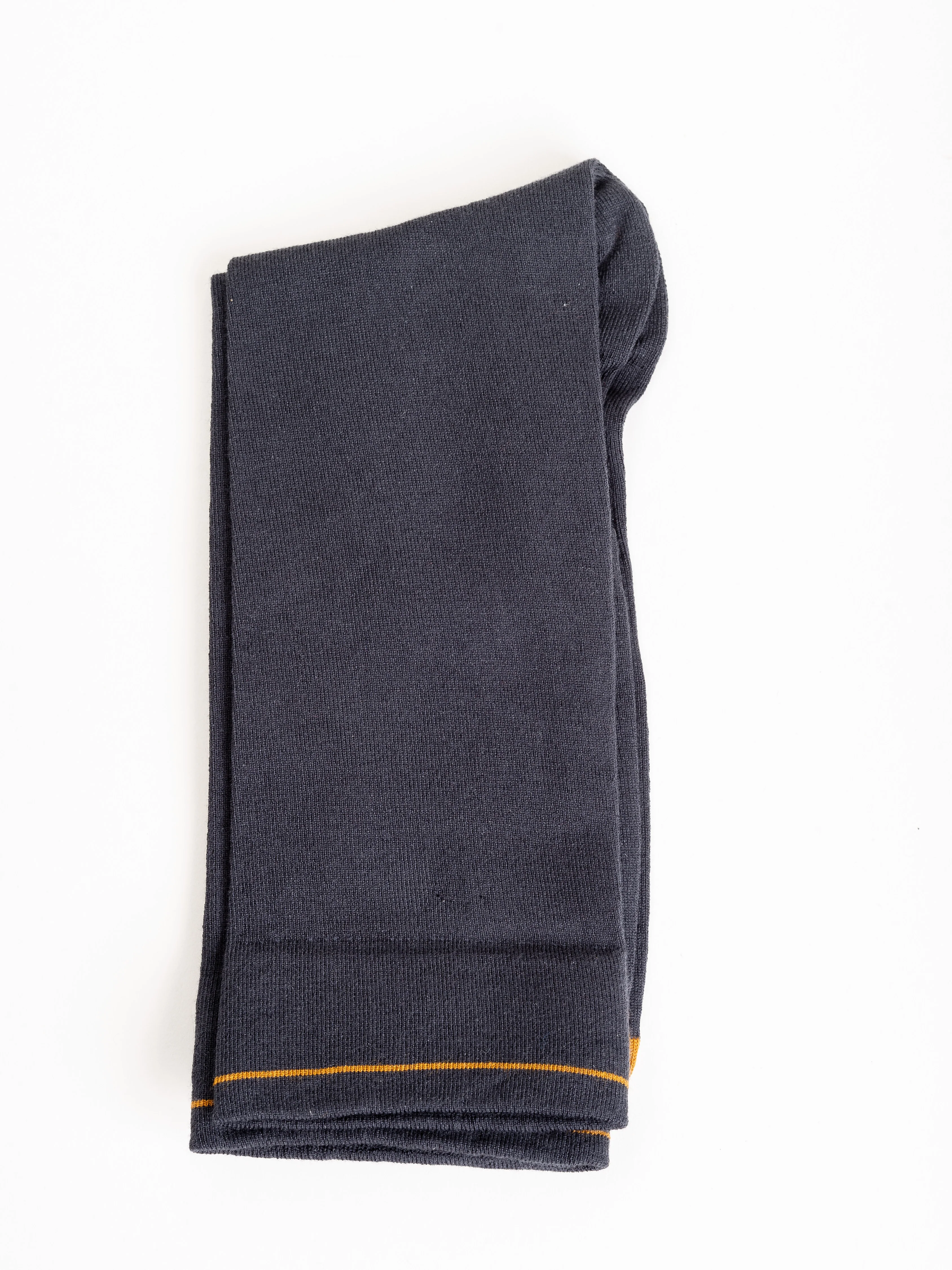 short sock - navy w/ mustard toe - Image 2