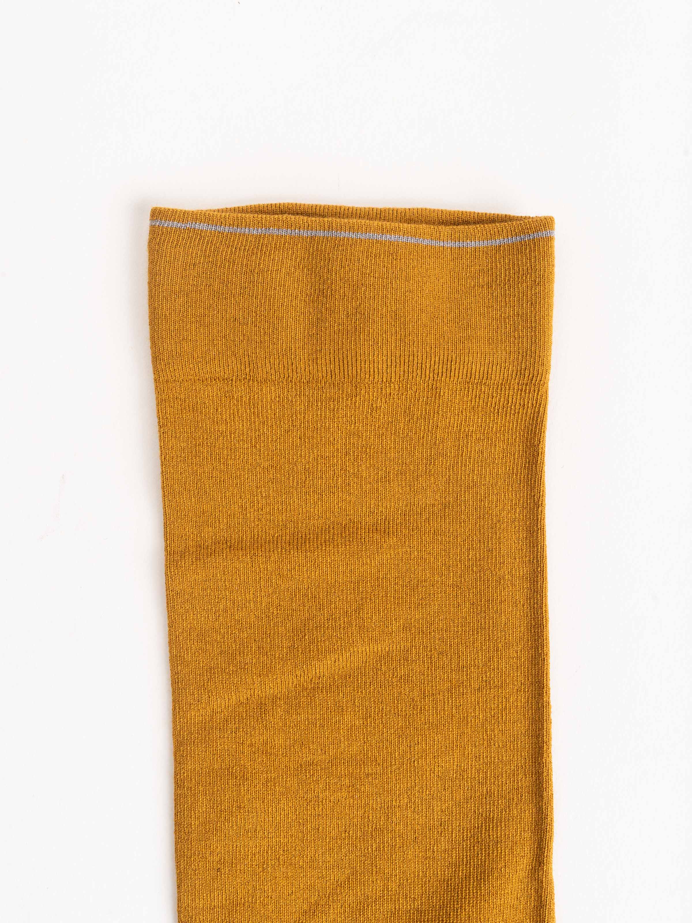 short sock - mustard brown/grey - Image 2