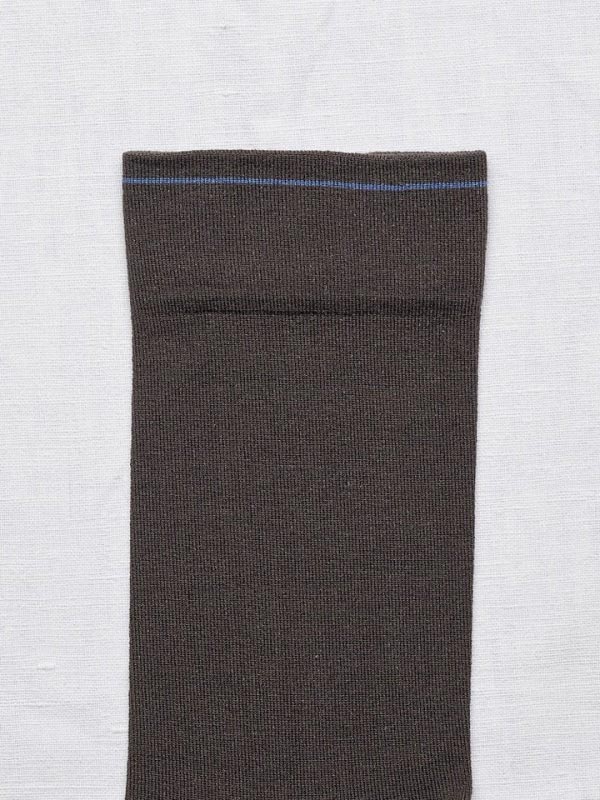 short sock - charcoal/blue - Image 2