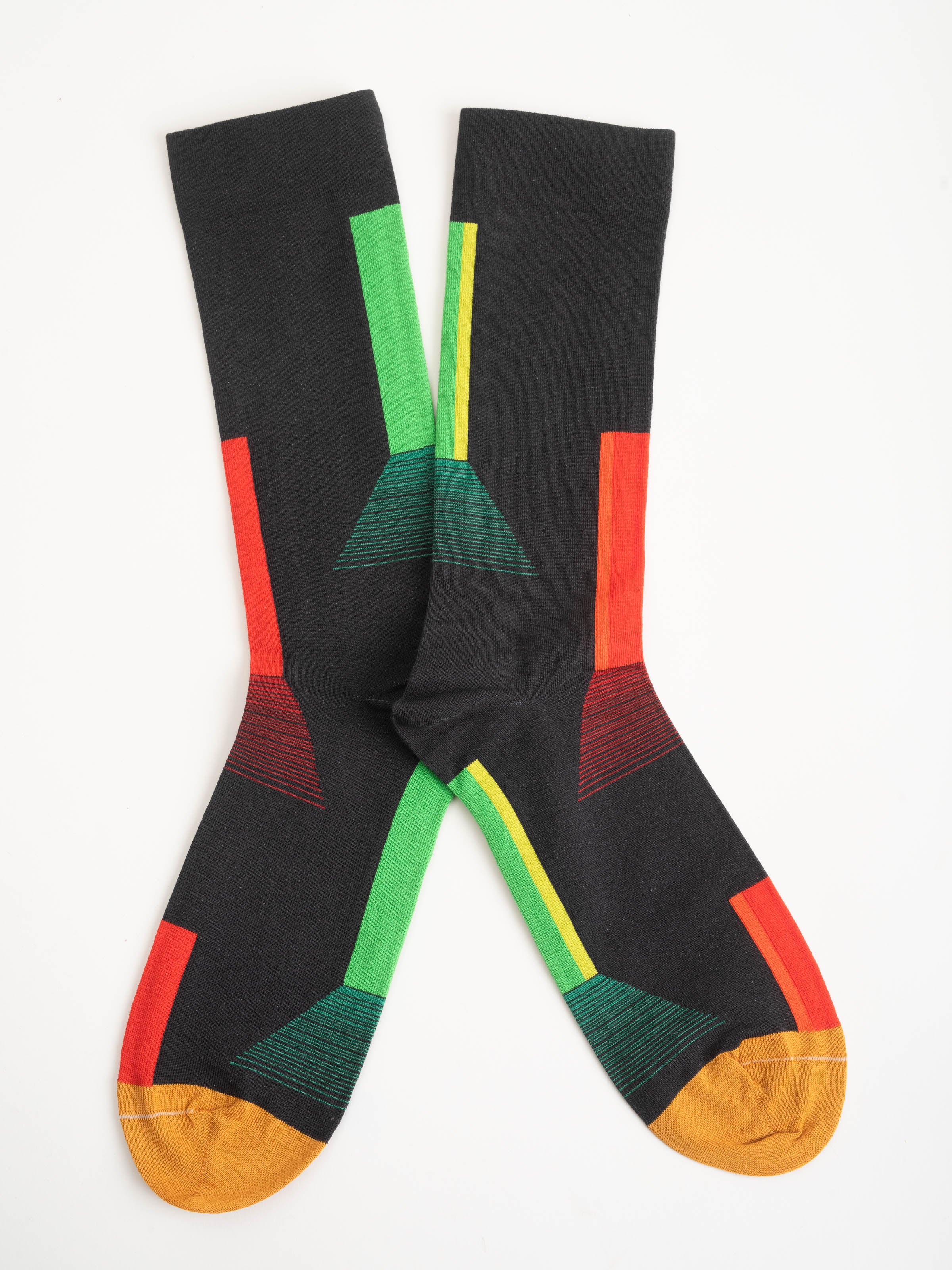 short sock - multi petal/hot pink