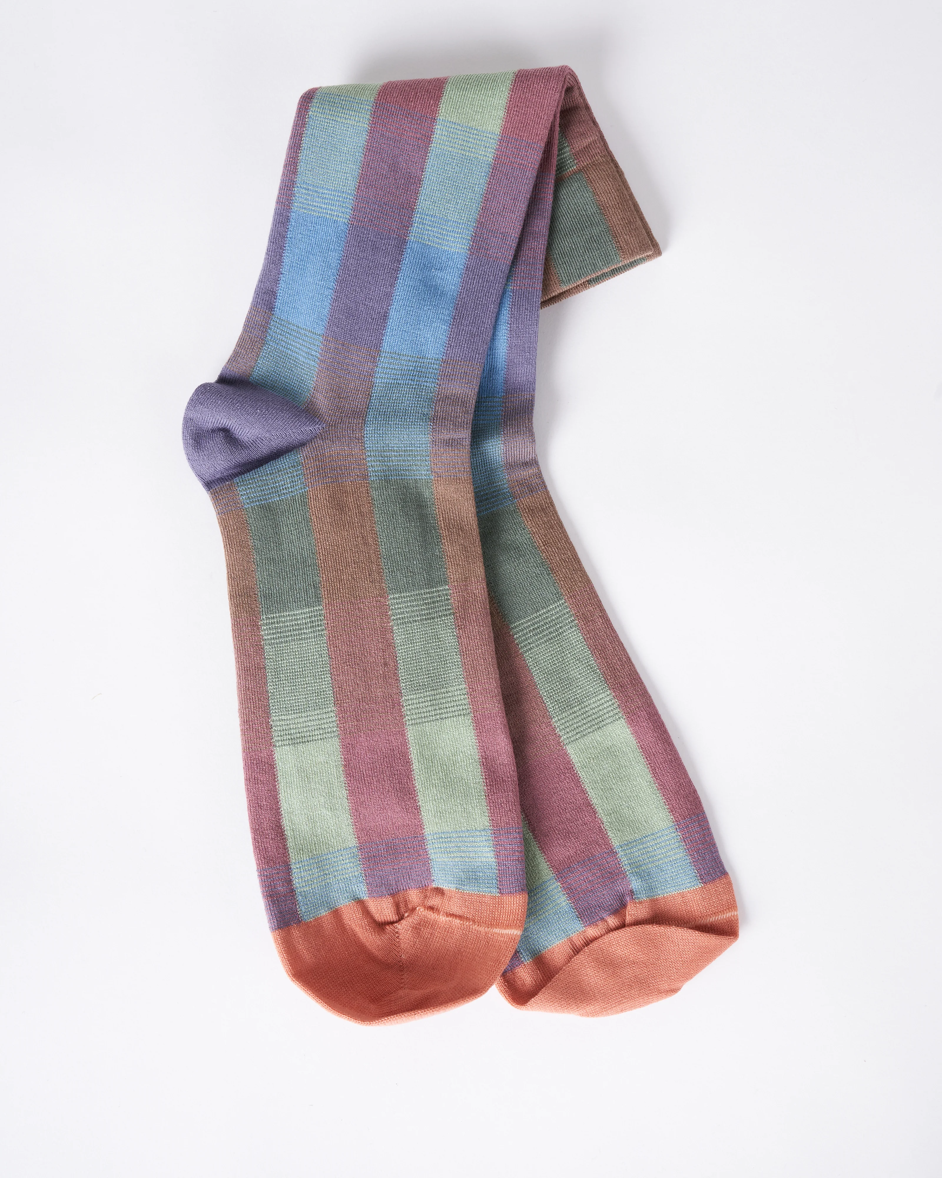 short socks - mulitco checks
