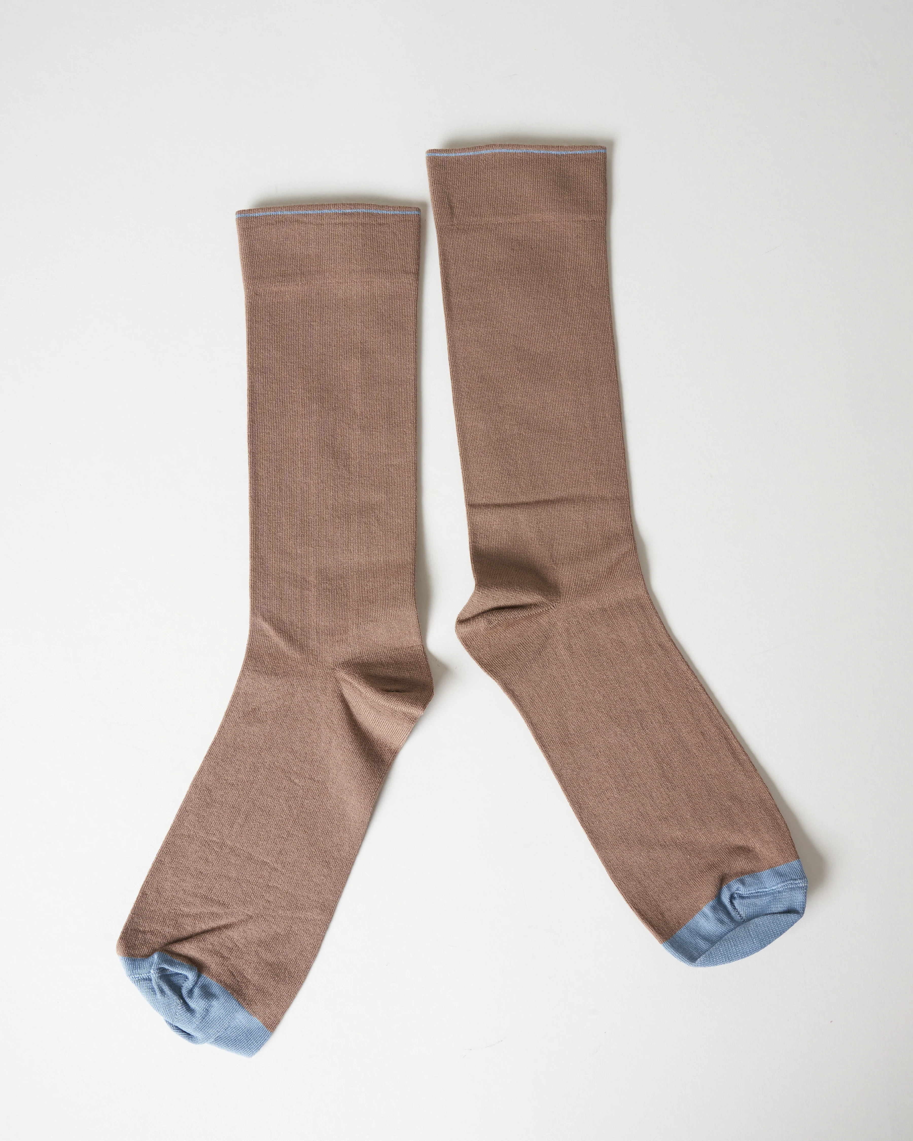 short socks - solid taupe
