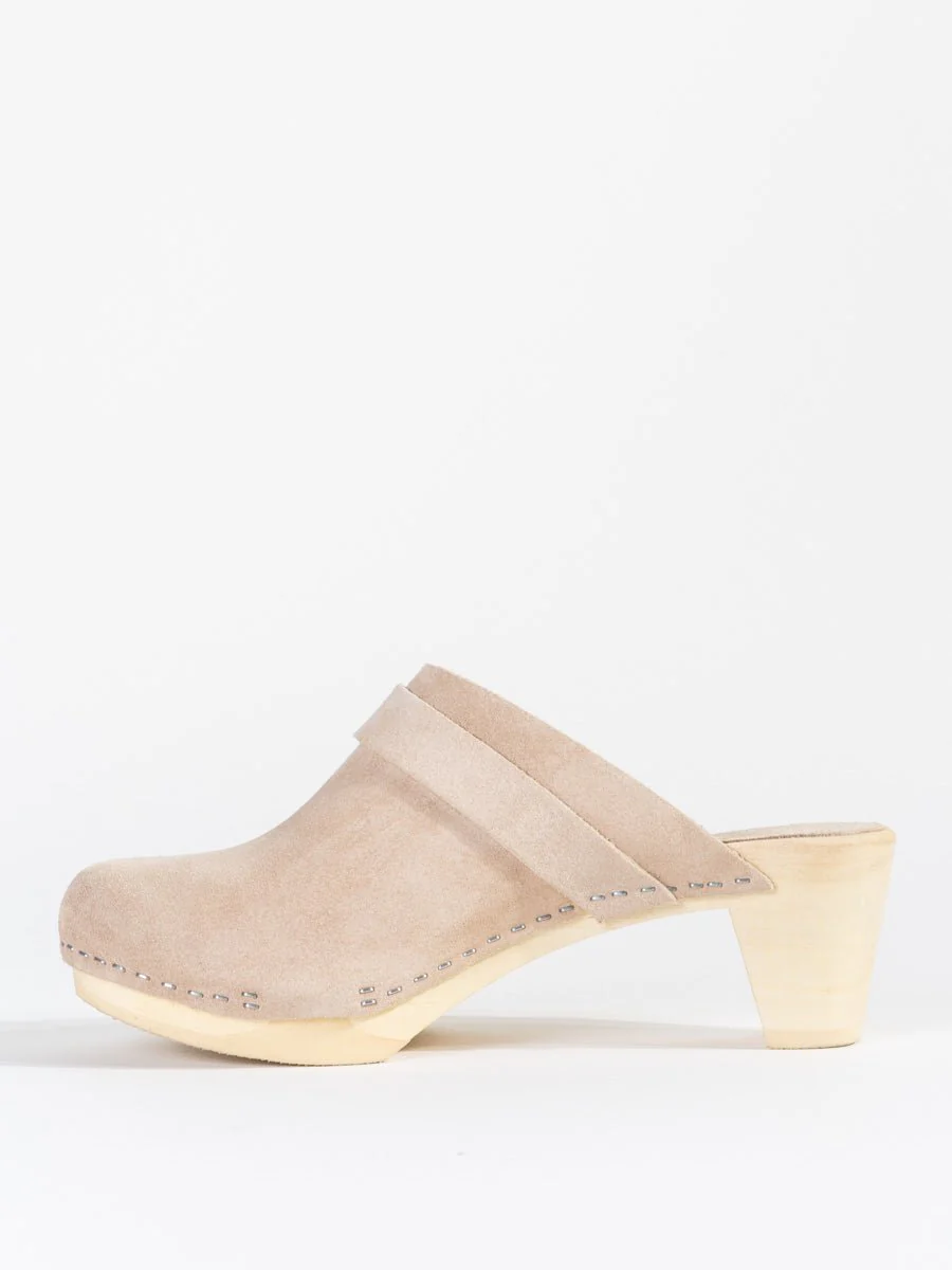 close toe clog - sable suede - Image 2