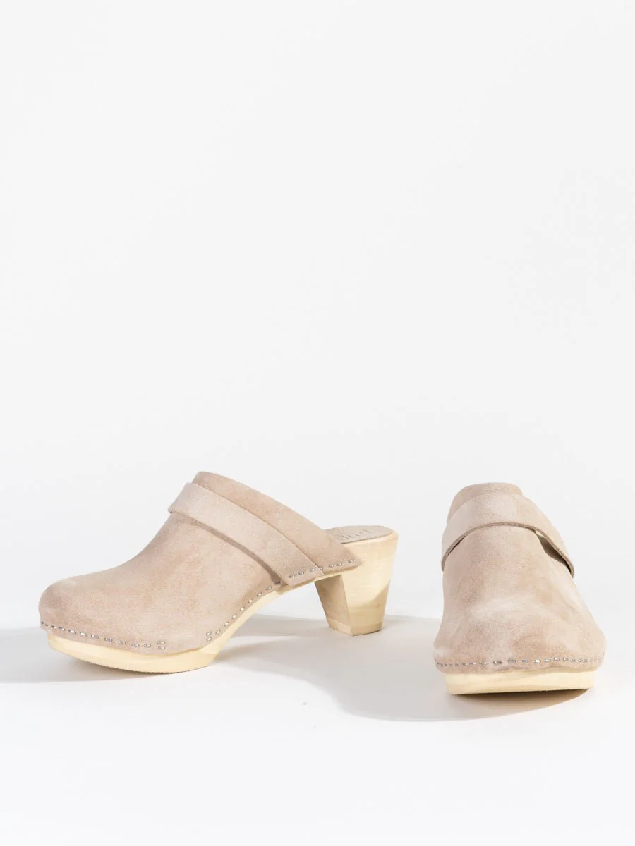 close toe clog - sable suede - Image 5