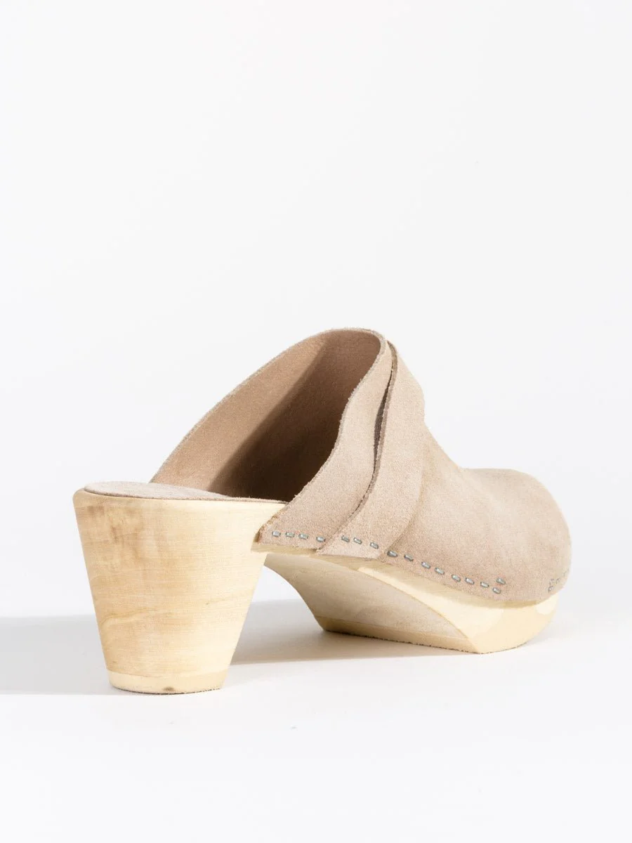 close toe clog - sable suede - Image 6