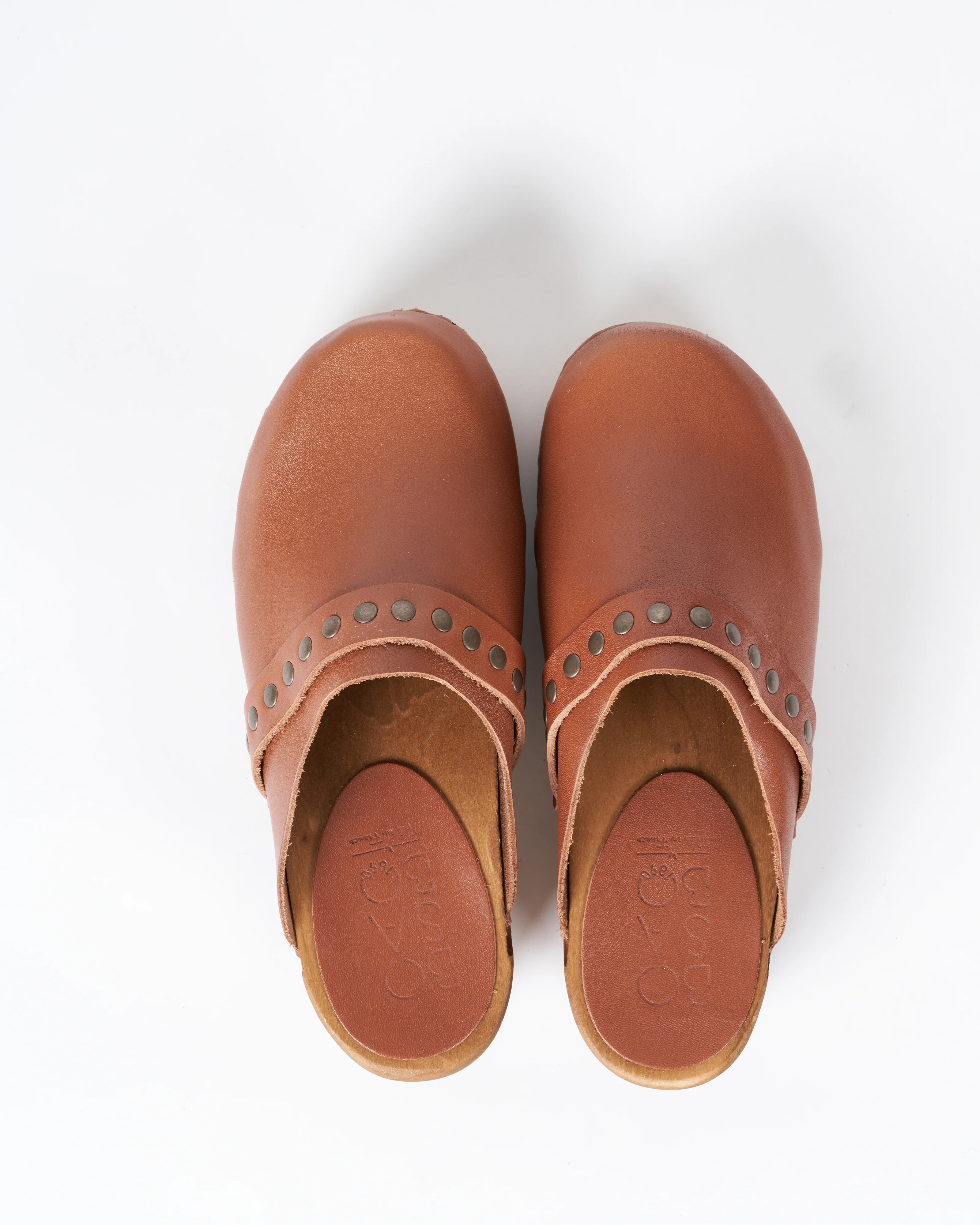 cuir vachette antico + rivets bronze - Image 3