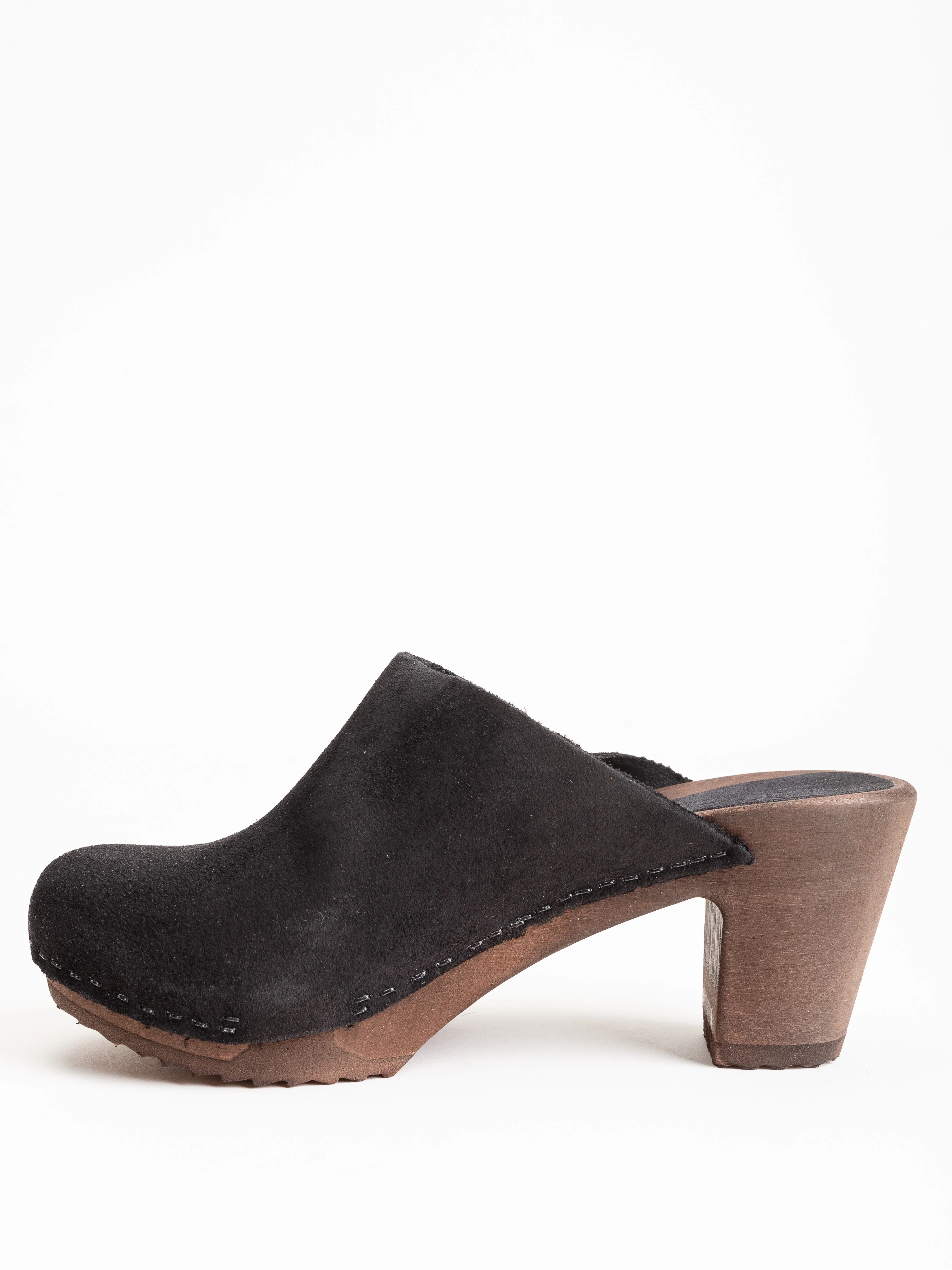kety suede clog - black - Image 3