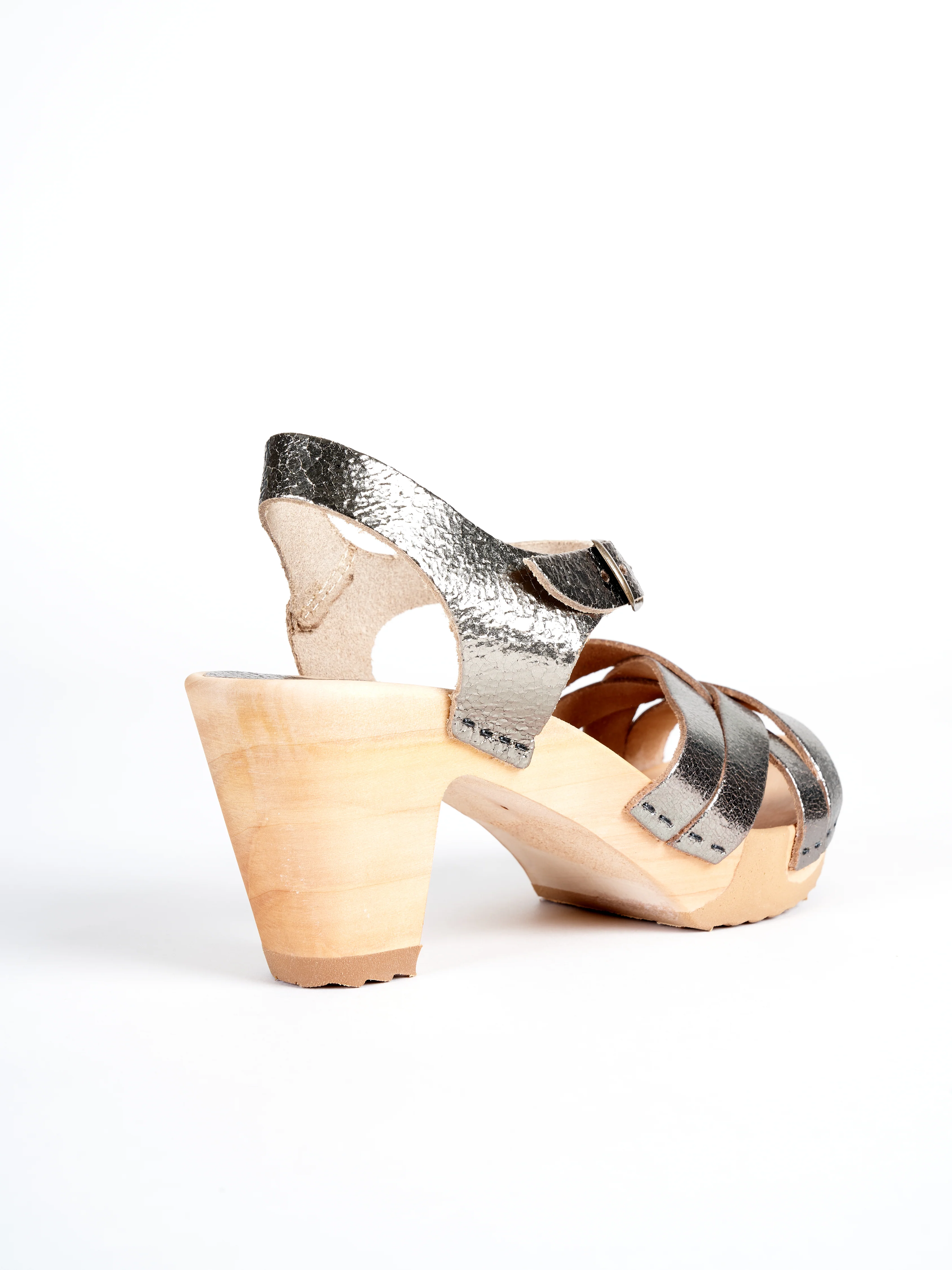 high heel clog sandal - plomb - Image 2