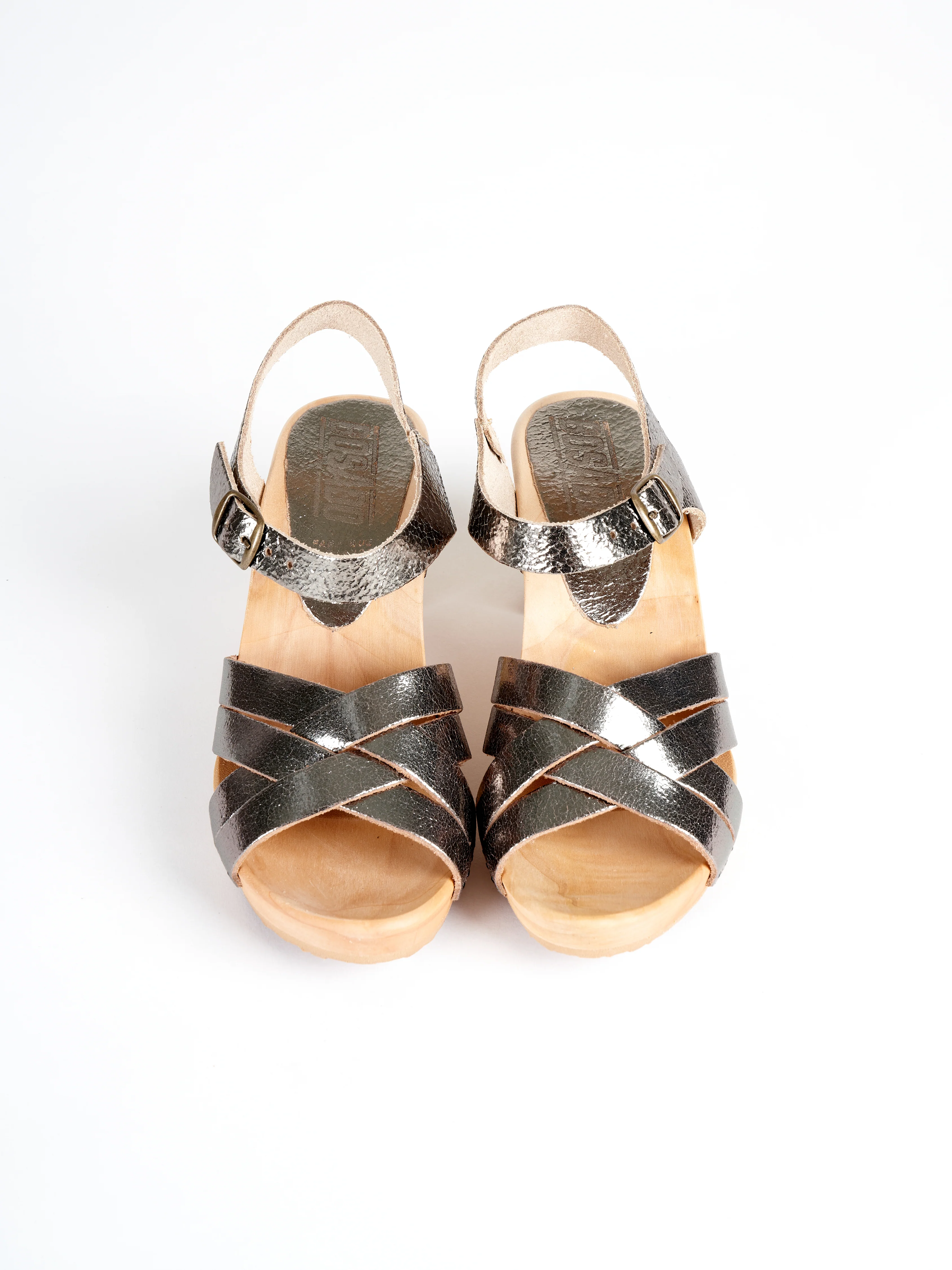 high heel clog sandal - plomb - Image 4