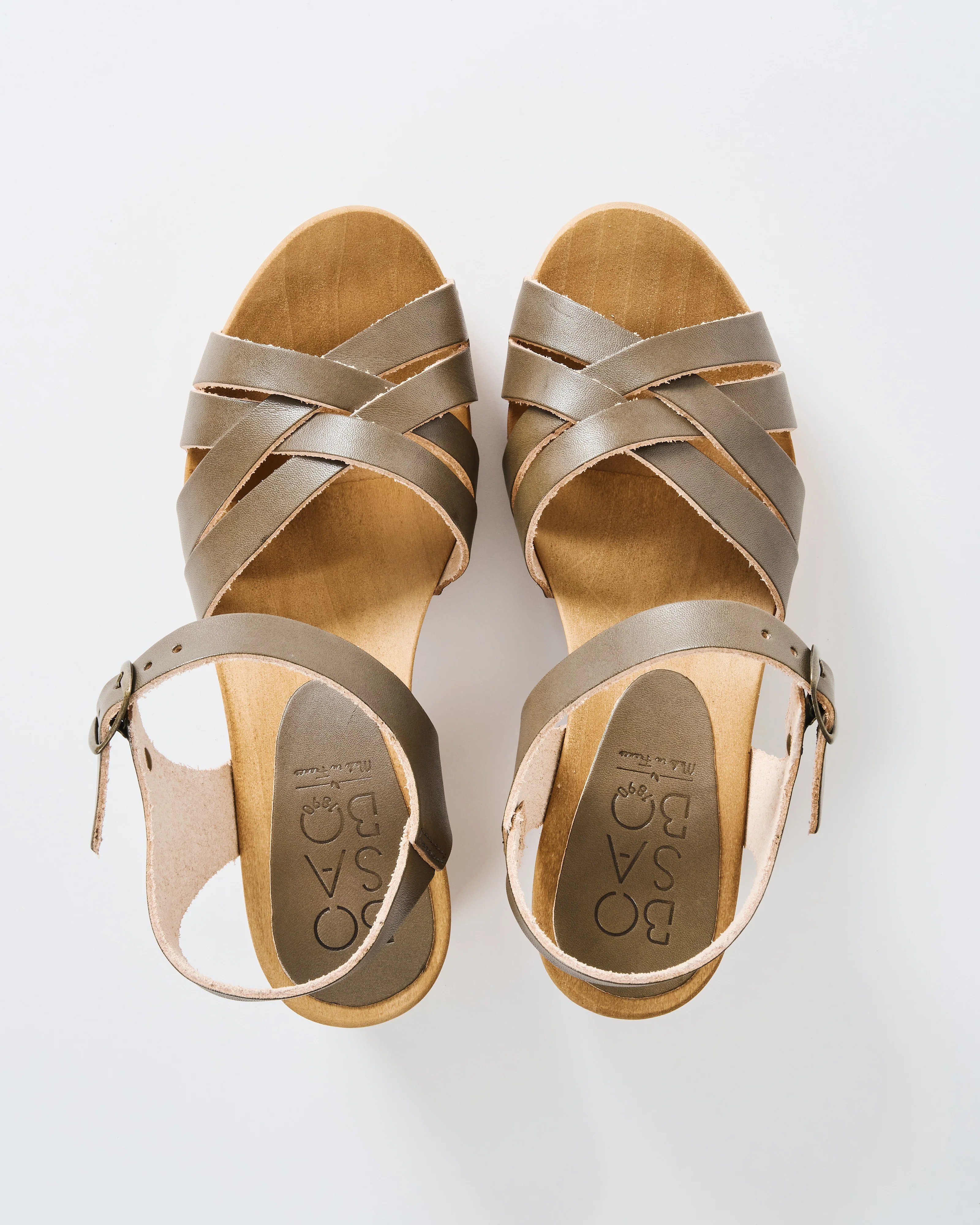 open toe leather clog - Image 4