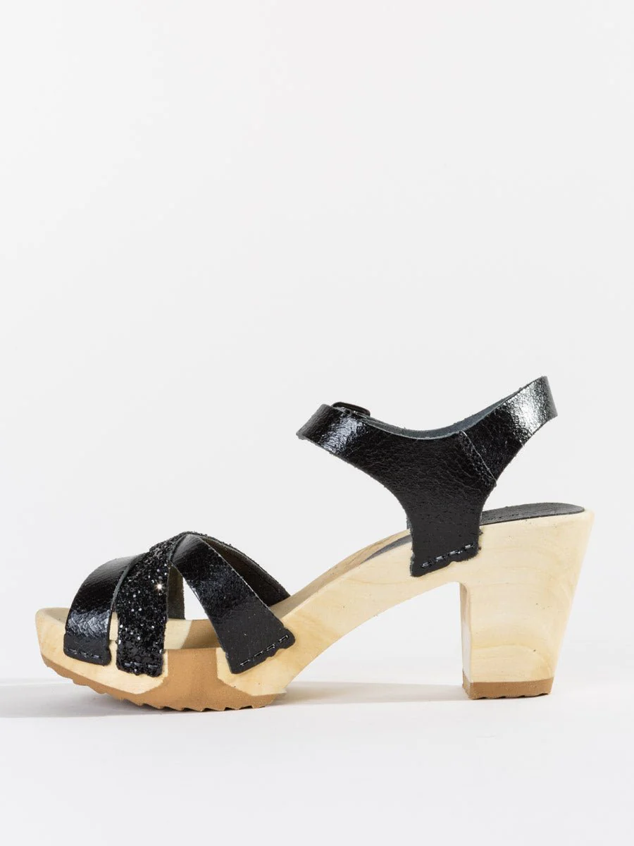 strappy multi clog - black - Image 2