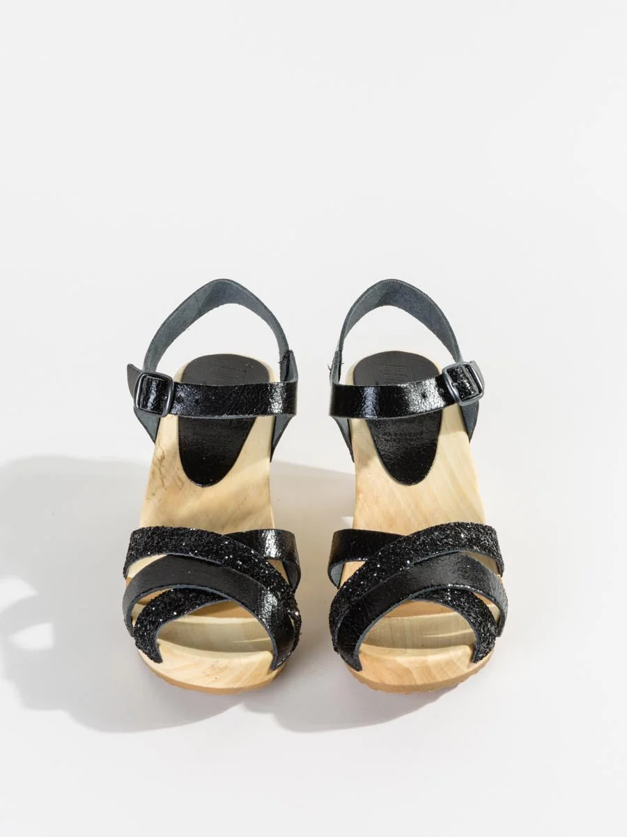 strappy multi clog - black - Image 3