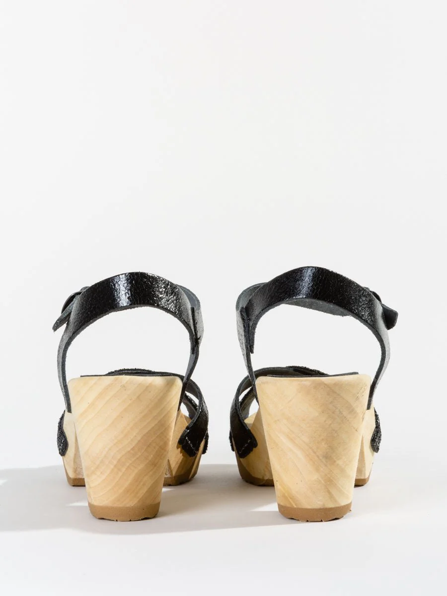 strappy multi clog - black - Image 4