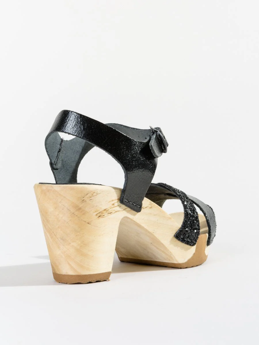 strappy multi clog - black - Image 5