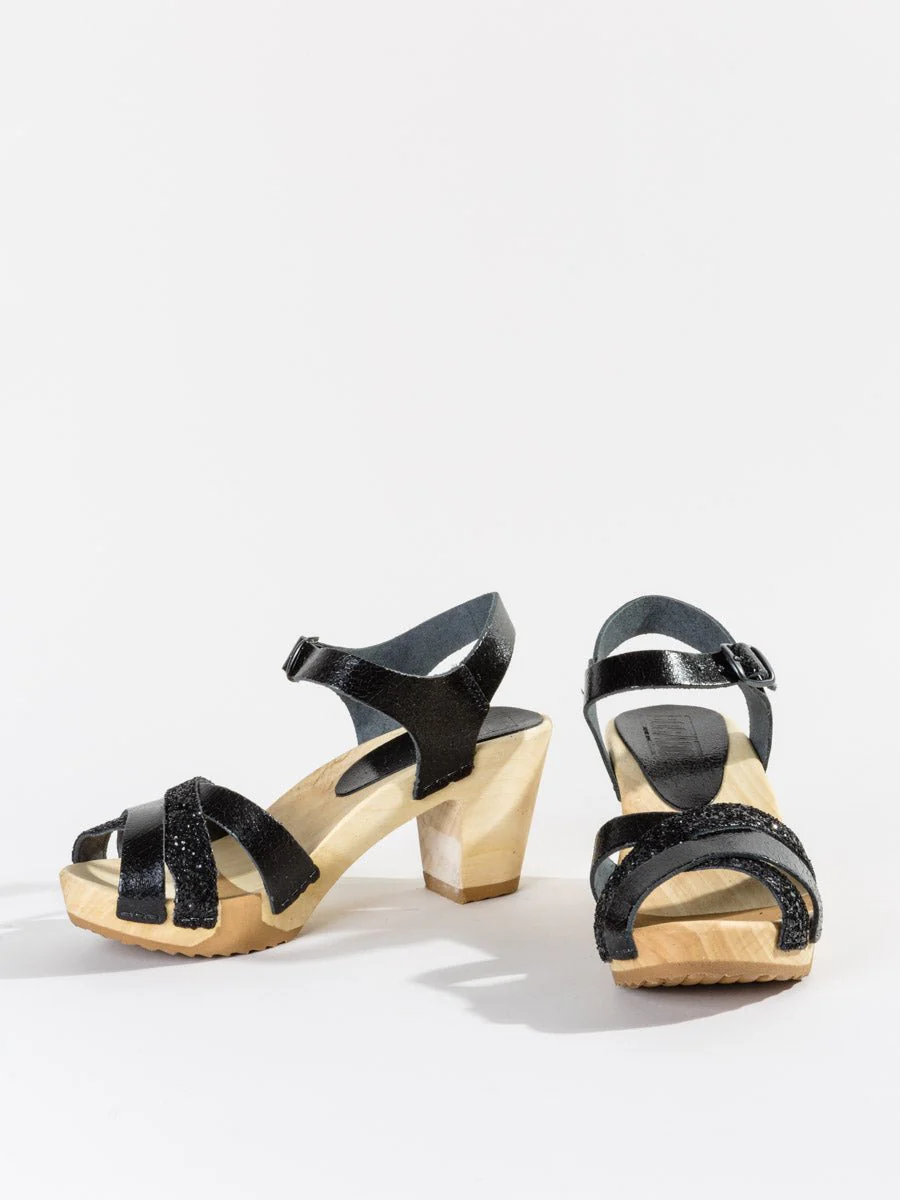 strappy multi clog - black - Image 6
