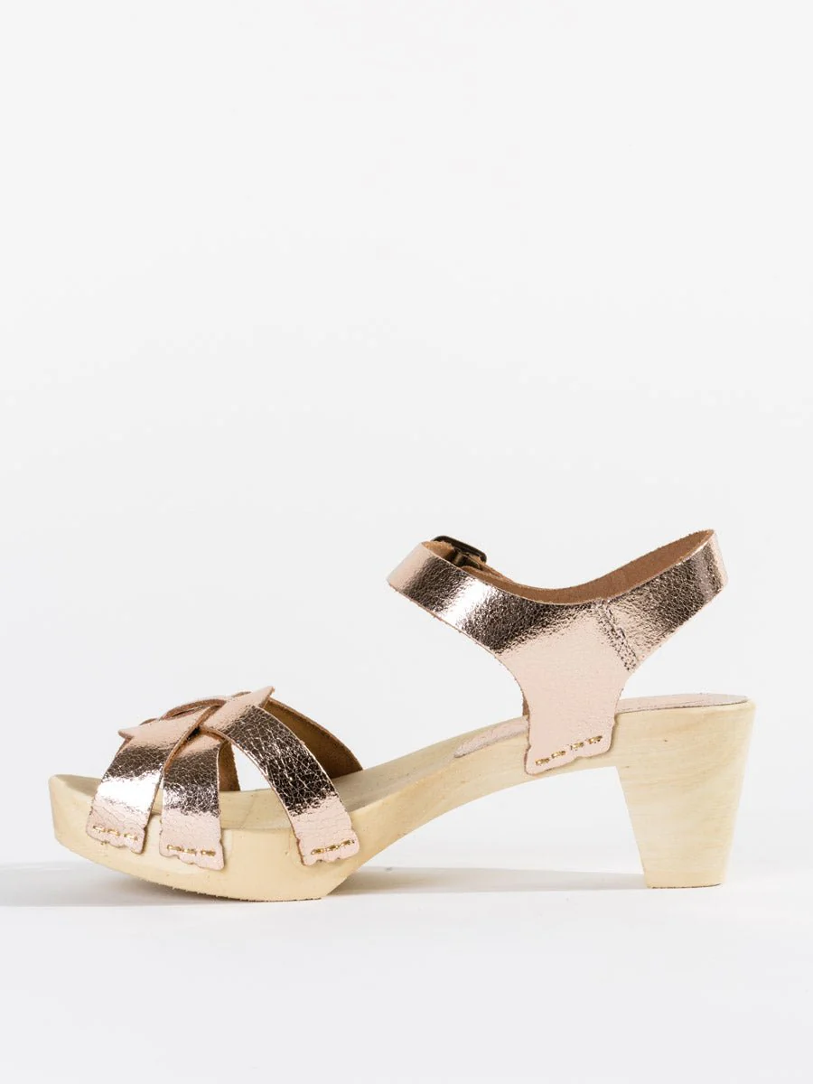 strappy old metal clog - Image 2