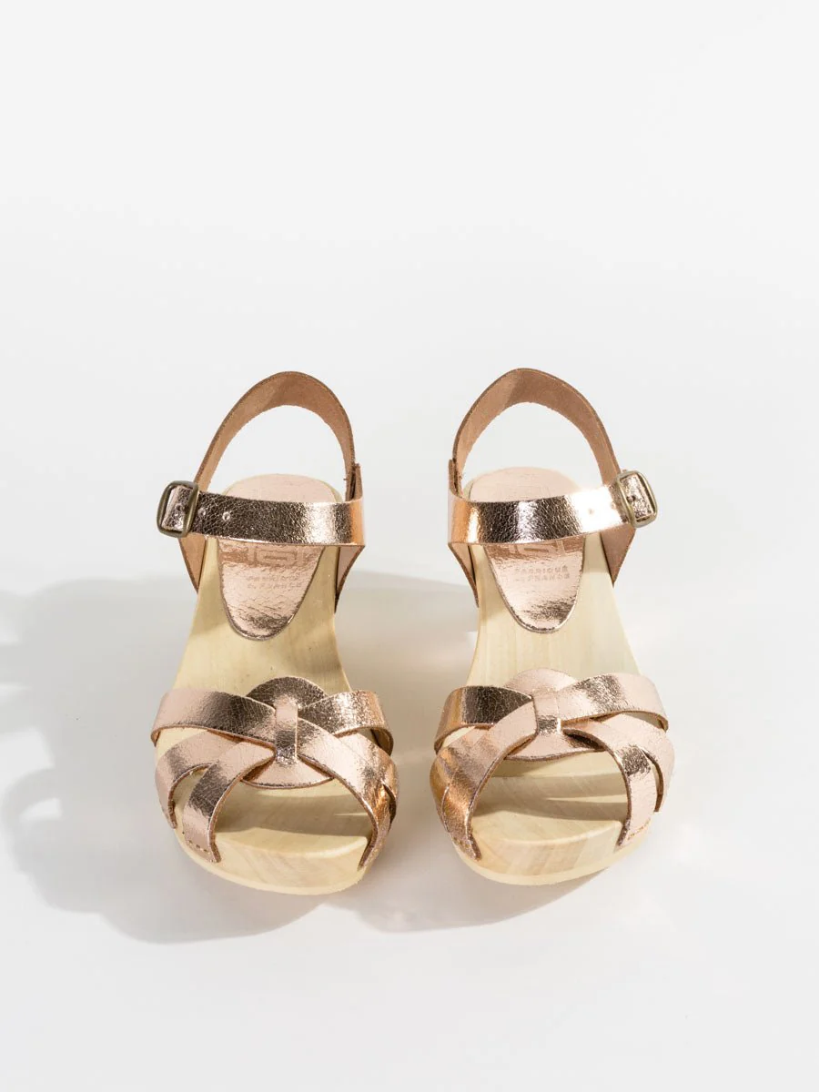 strappy old metal clog - Image 3