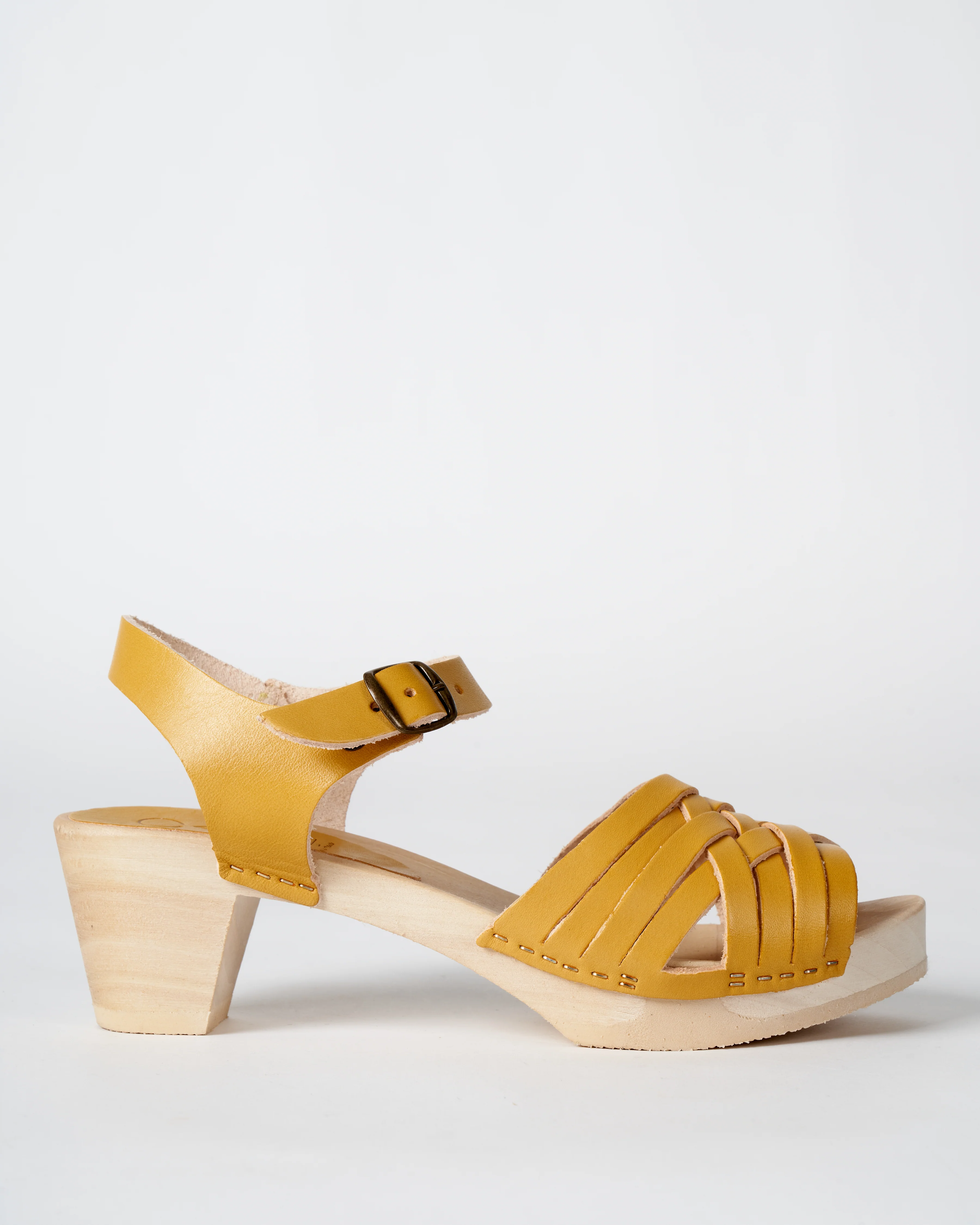 low heel clog - vegetal dyed leather juane - Image 2