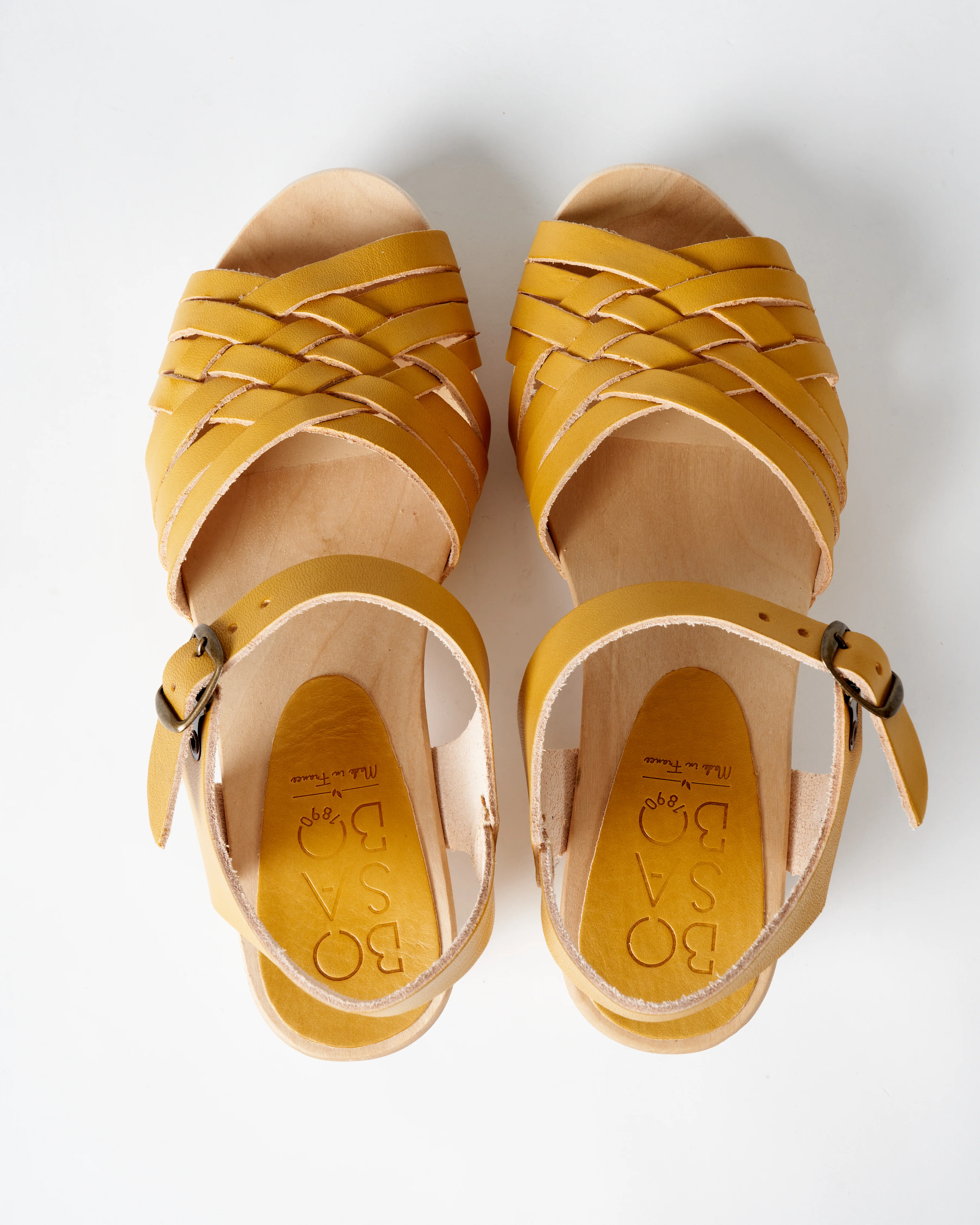 low heel clog - vegetal dyed leather juane - Image 3