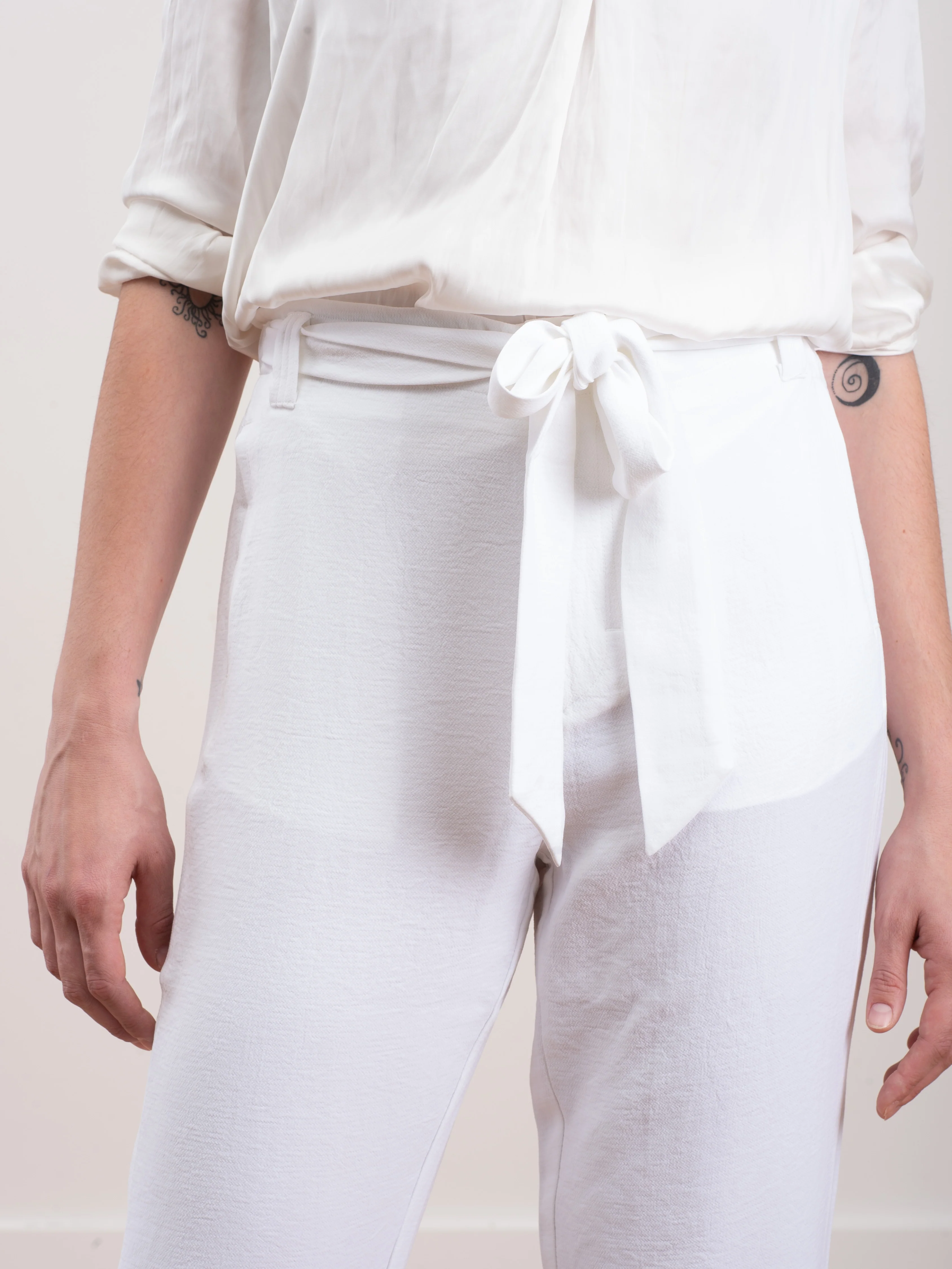 coombe pant - salt white - Image 4