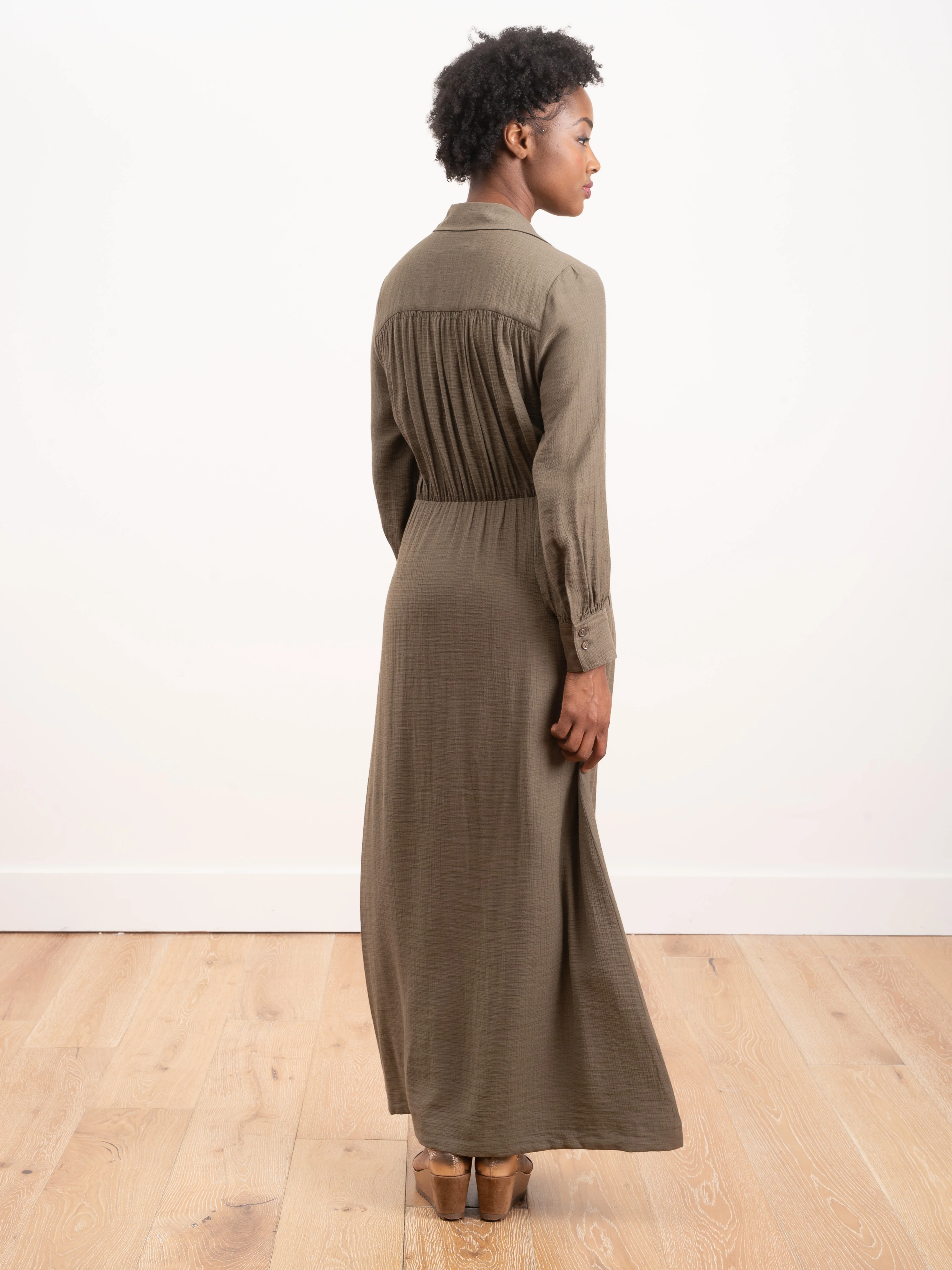 madsen maxi dress - morel - Image 4