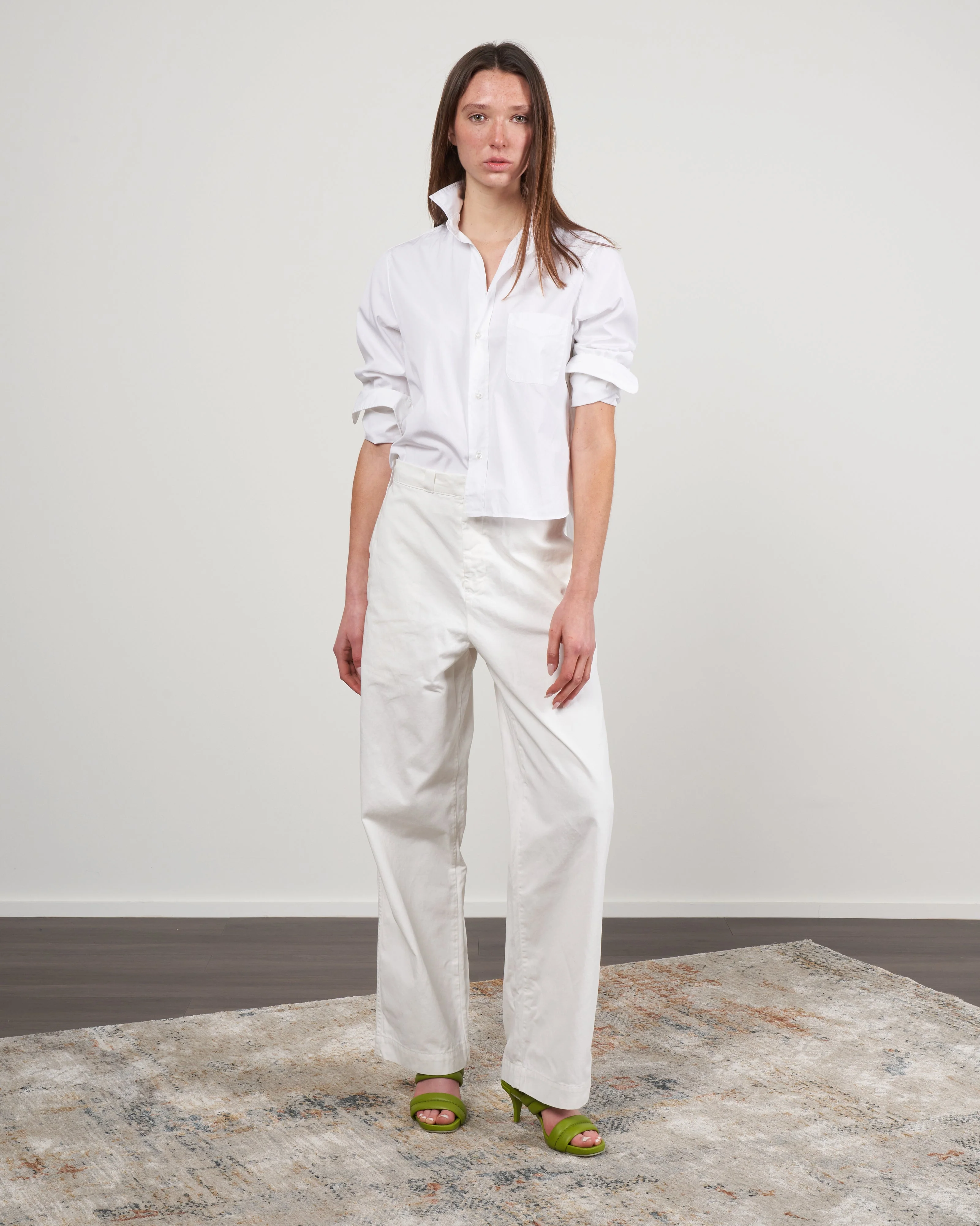 chino - tile white cotton - Image 2