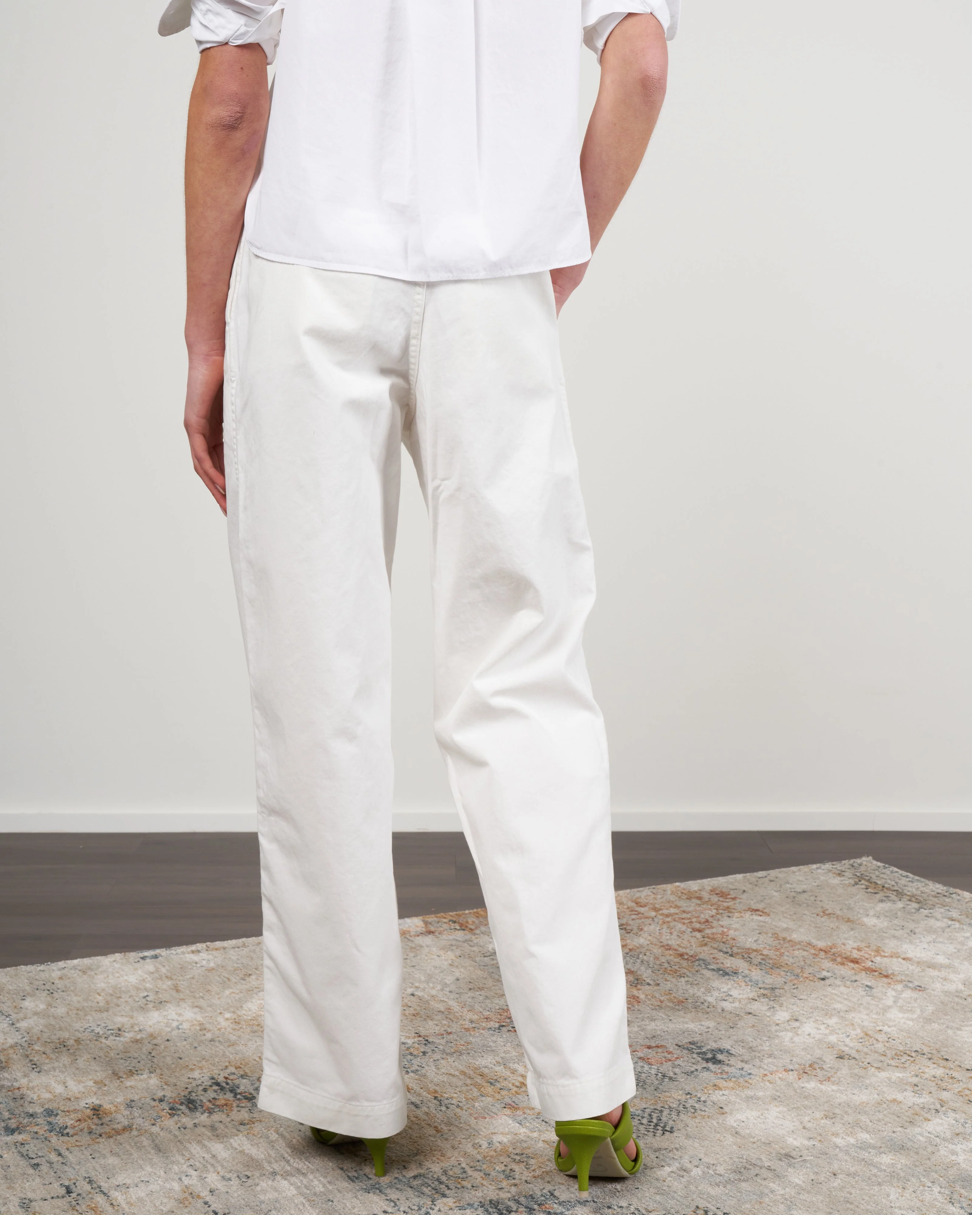 chino - tile white cotton - Image 4
