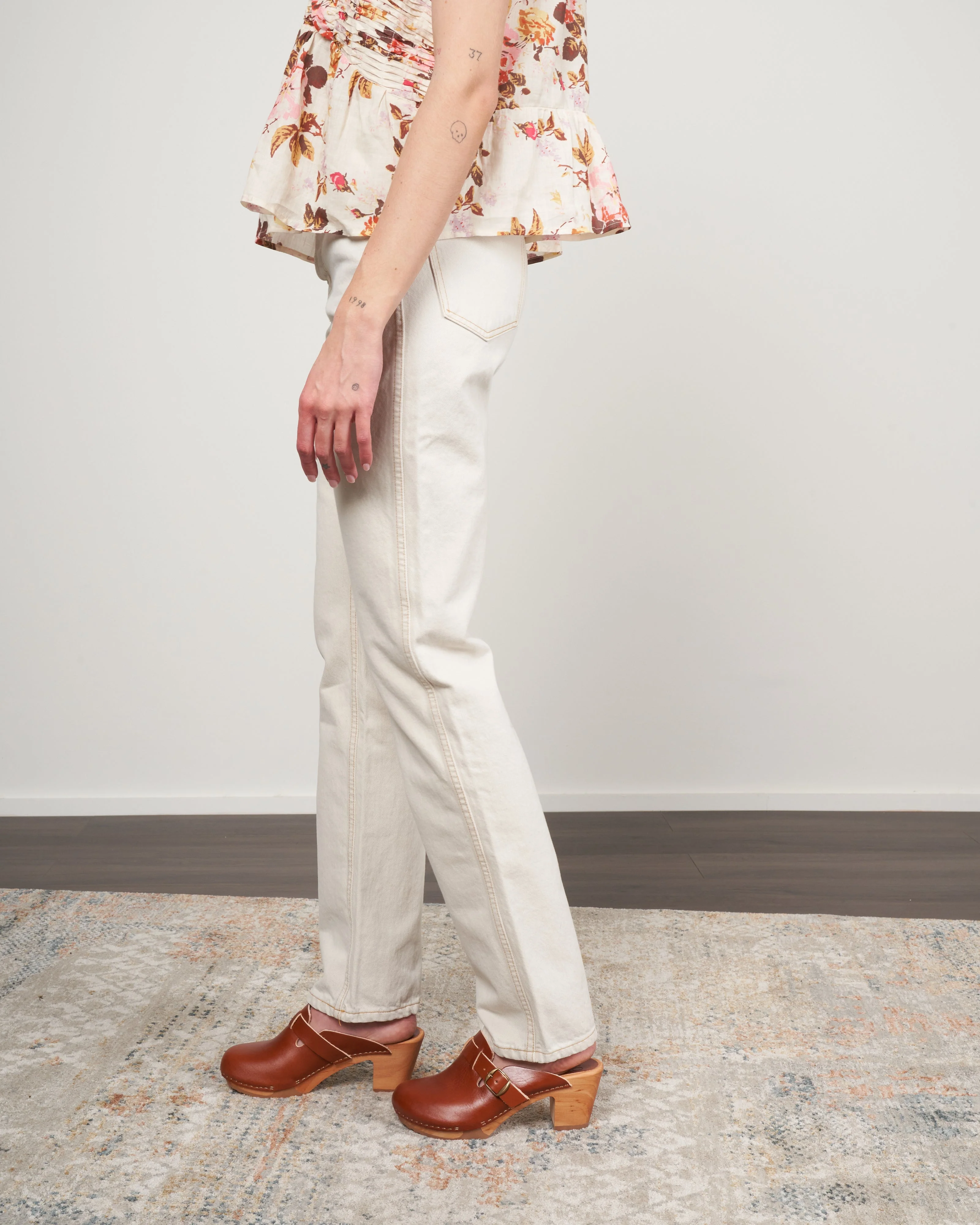 marcel jean - tile white denim - Image 3