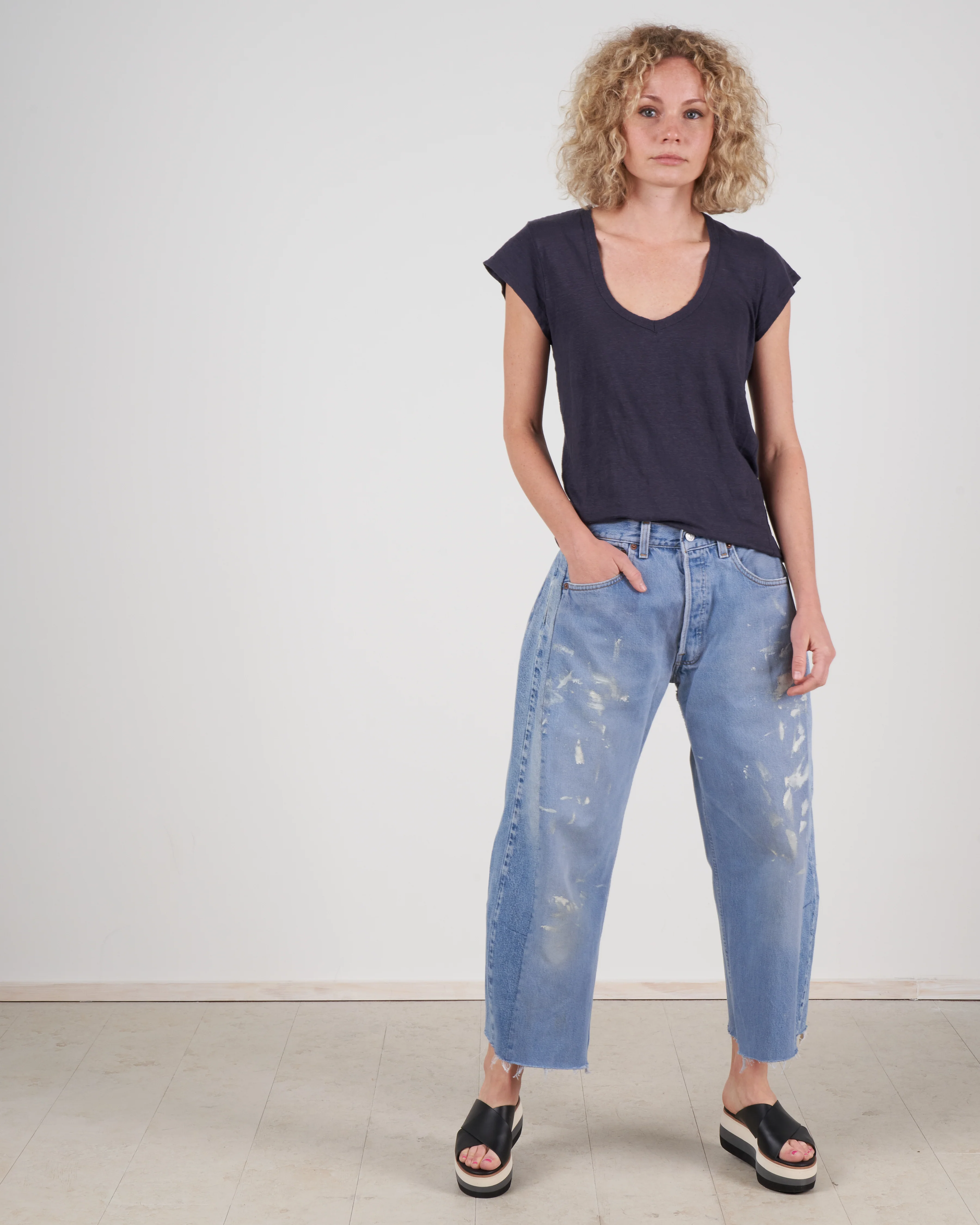 vintage lasso jean - faded indigo - Image 2