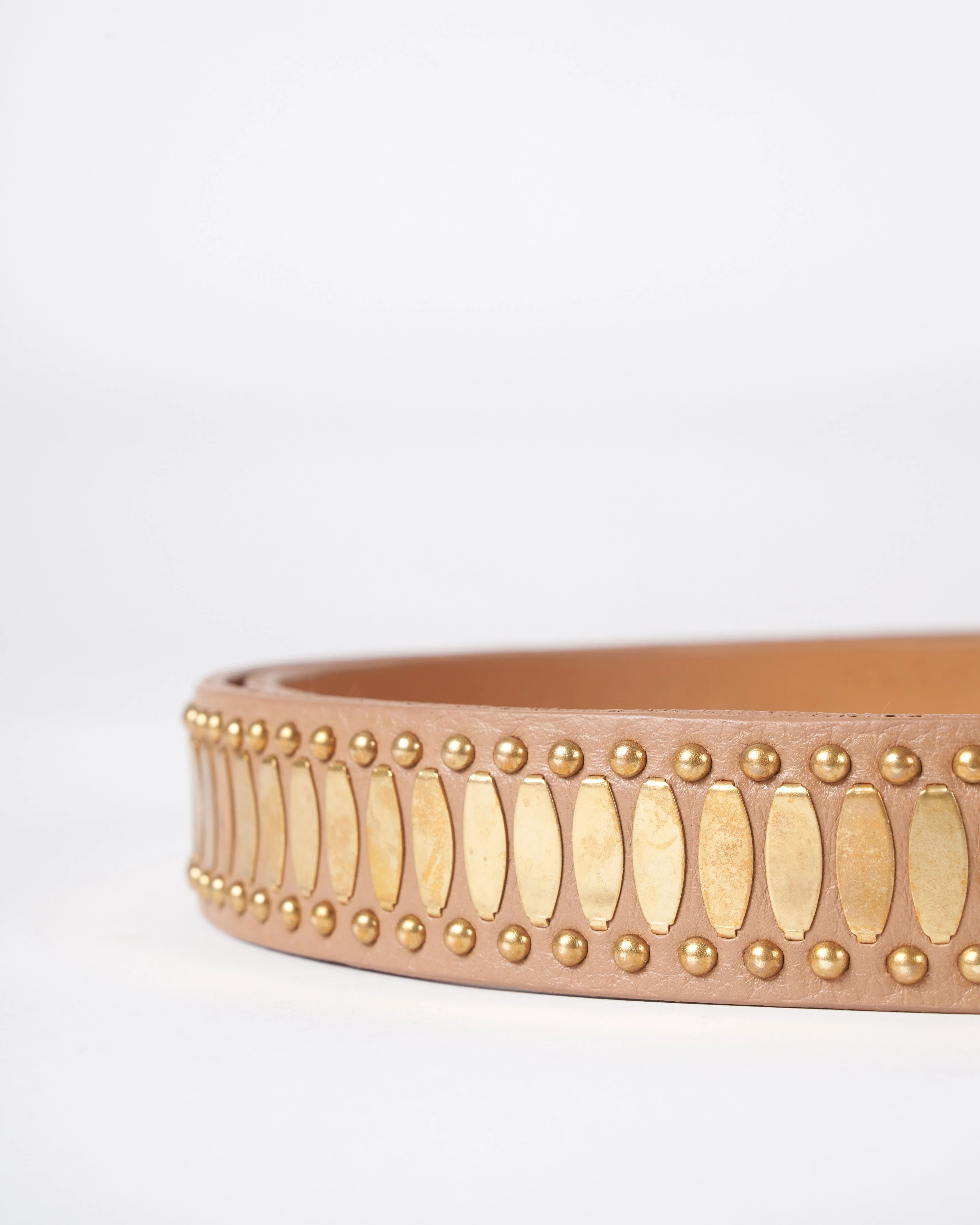 concha belt - natural nappa - Image 4