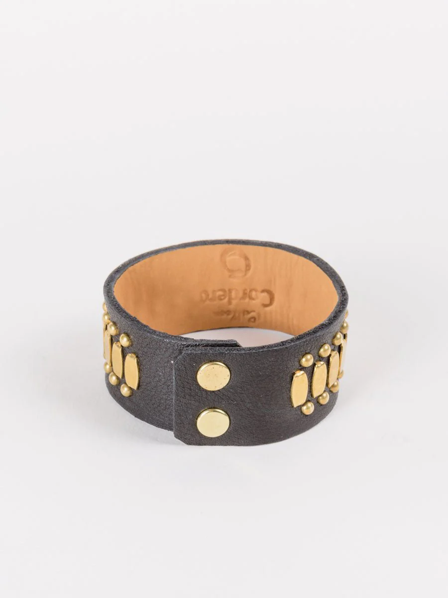 concha cuff - black aniline - Image 3