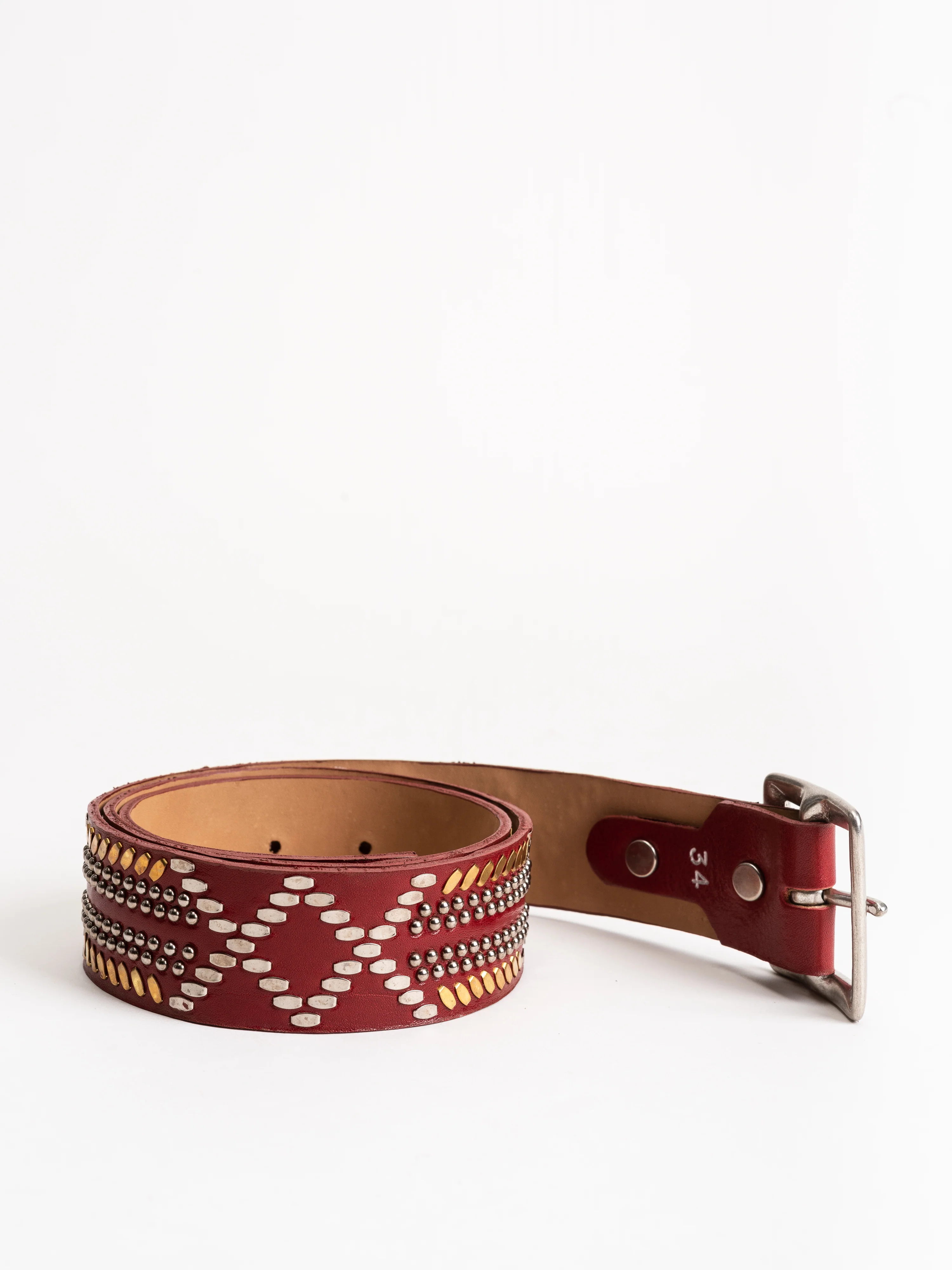 fonda belt - red old fashioned - Image 4