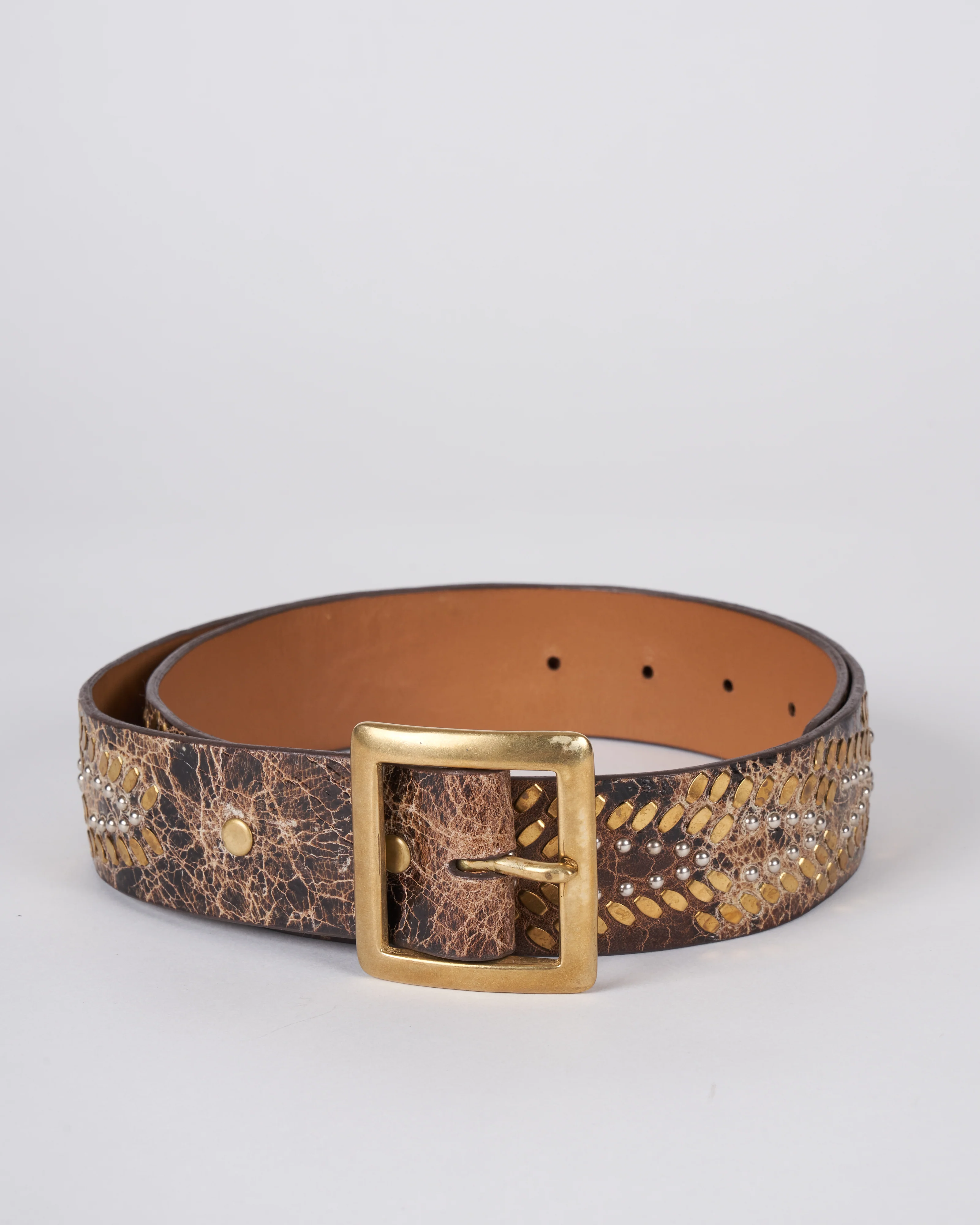 hemma belt - brown el paso brass & nickel - Image 2