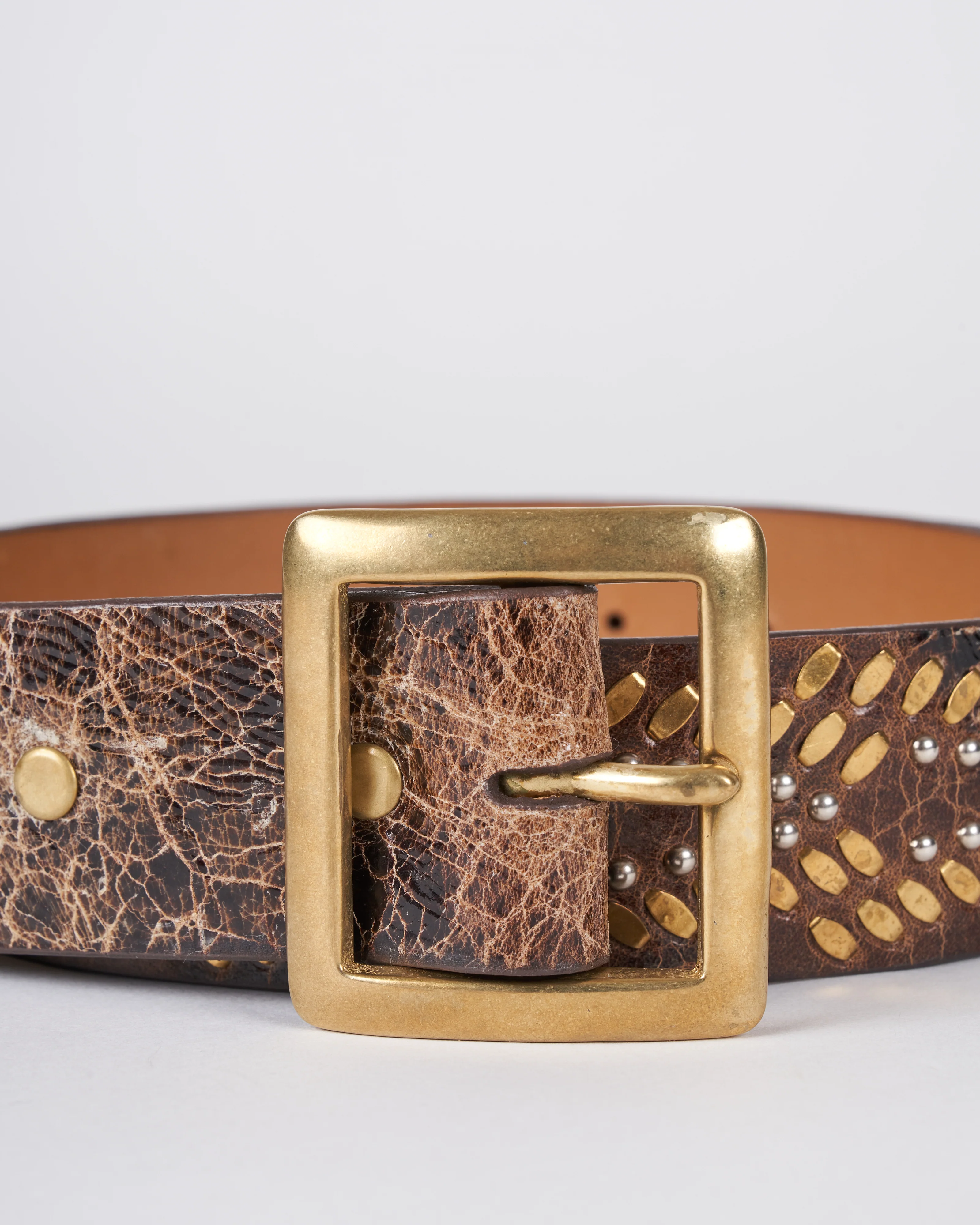 hemma belt - brown el paso brass & nickel - Image 3