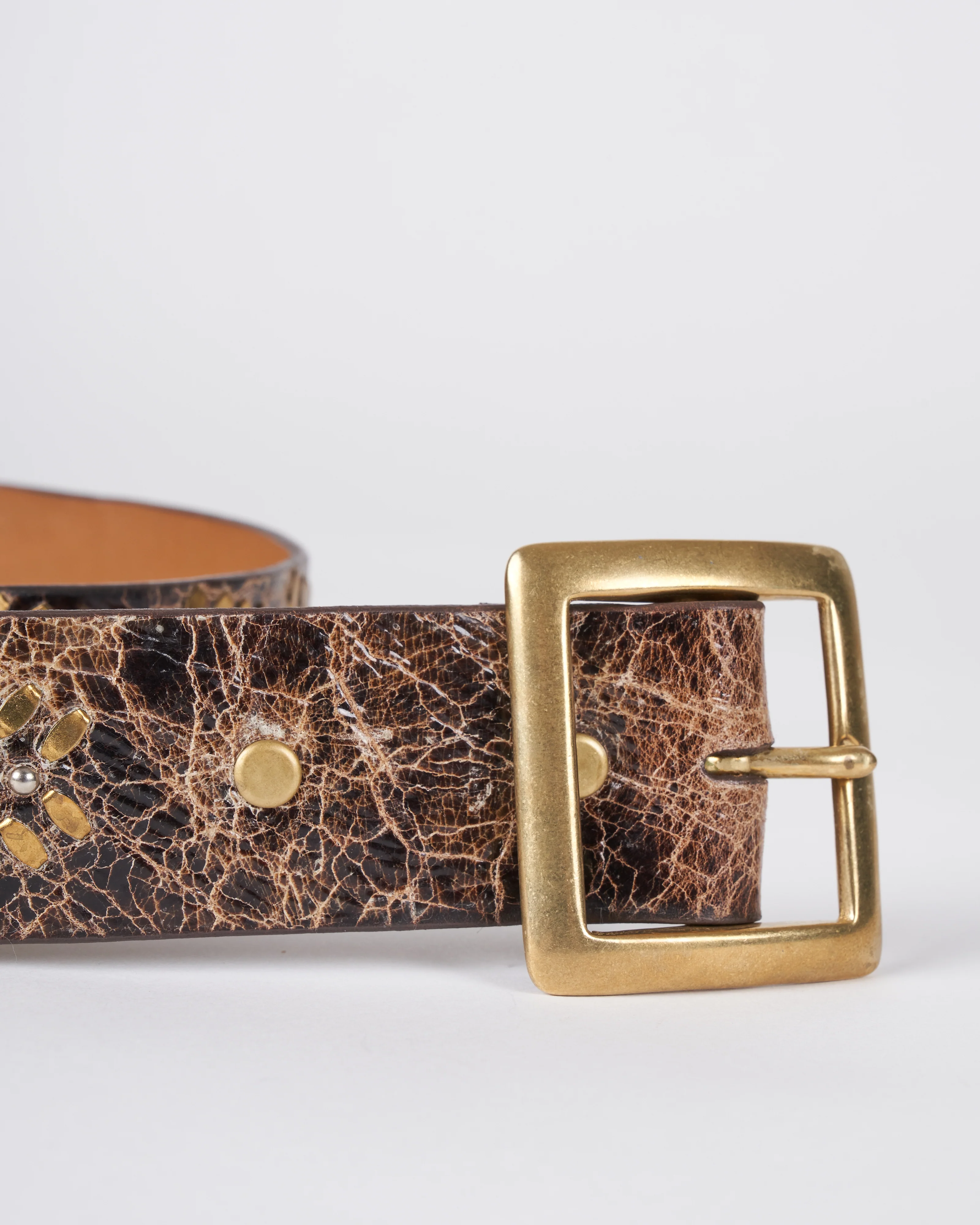 hemma belt - brown el paso brass & nickel - Image 4