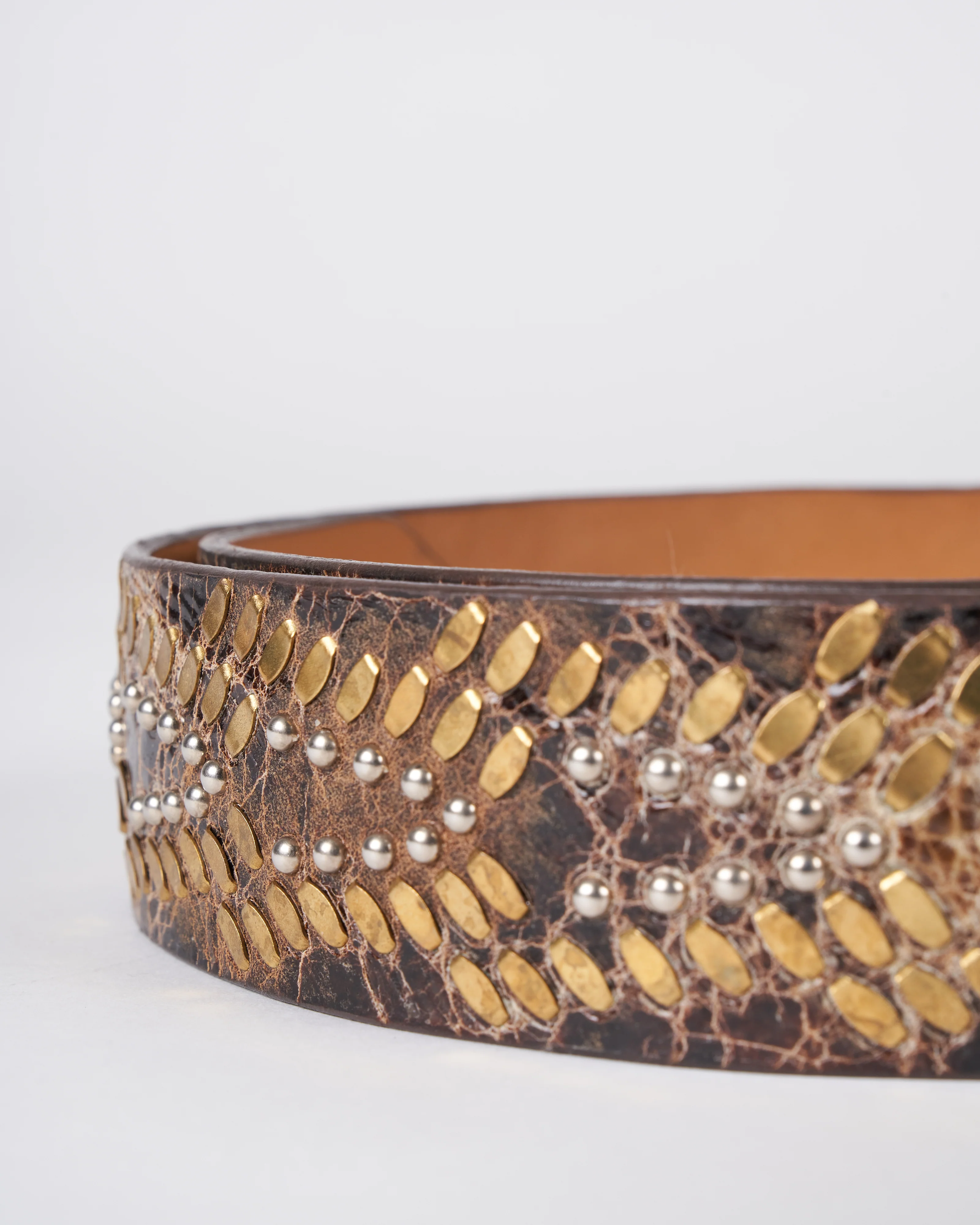 hemma belt - brown el paso brass & nickel - Image 5