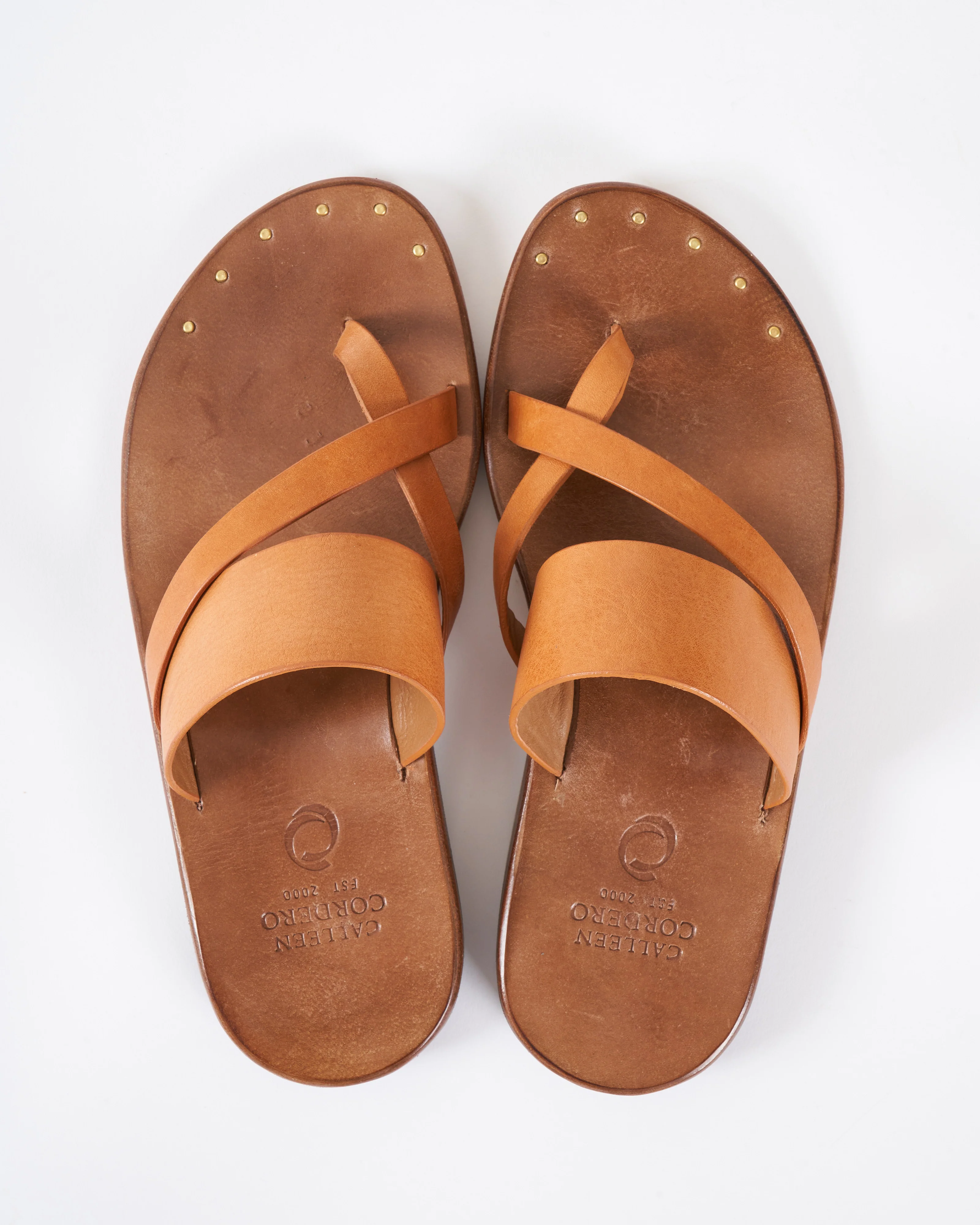 juno sandal - camel veg leather - Image 3