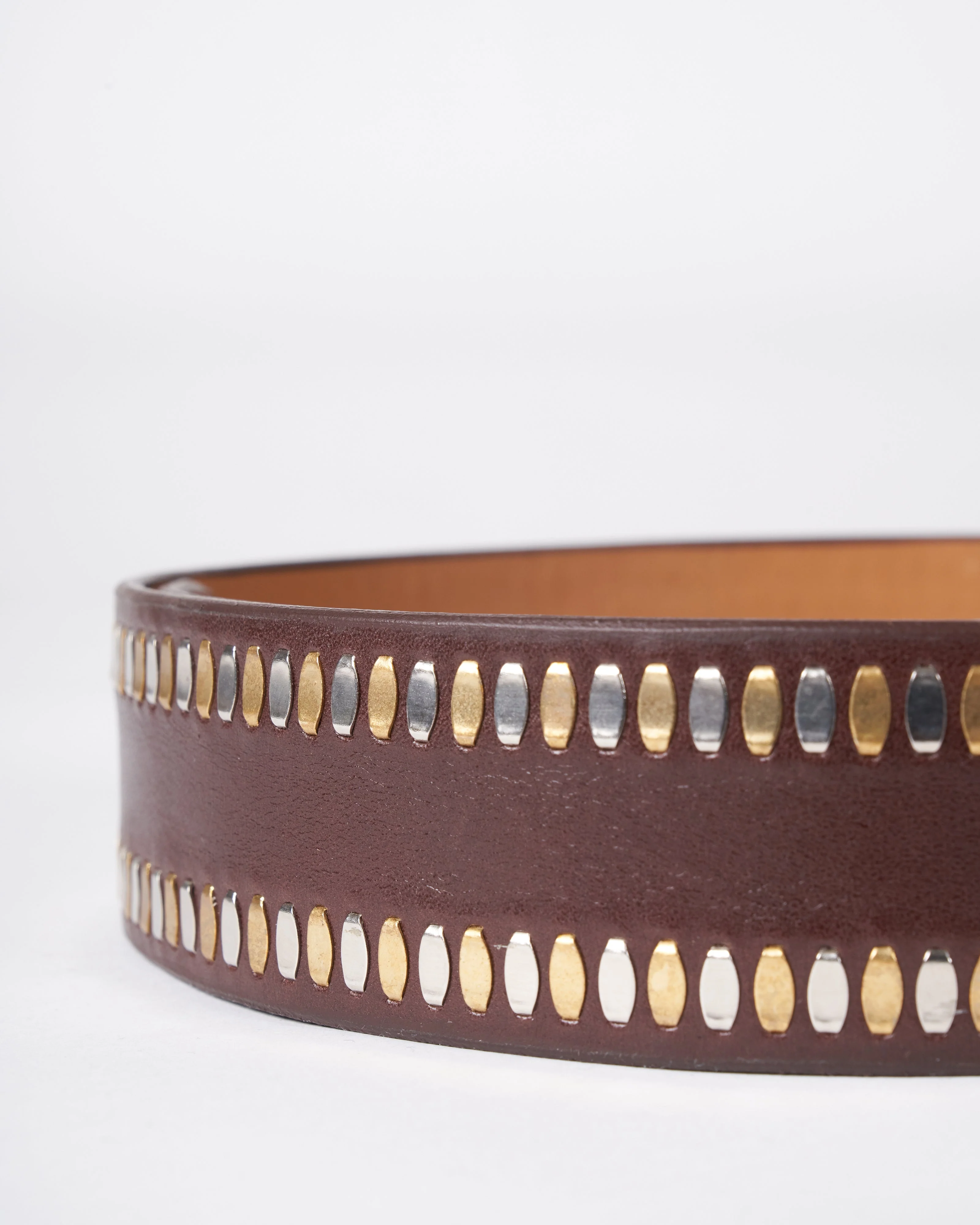 mald belt - brown anniversary leather - Image 4