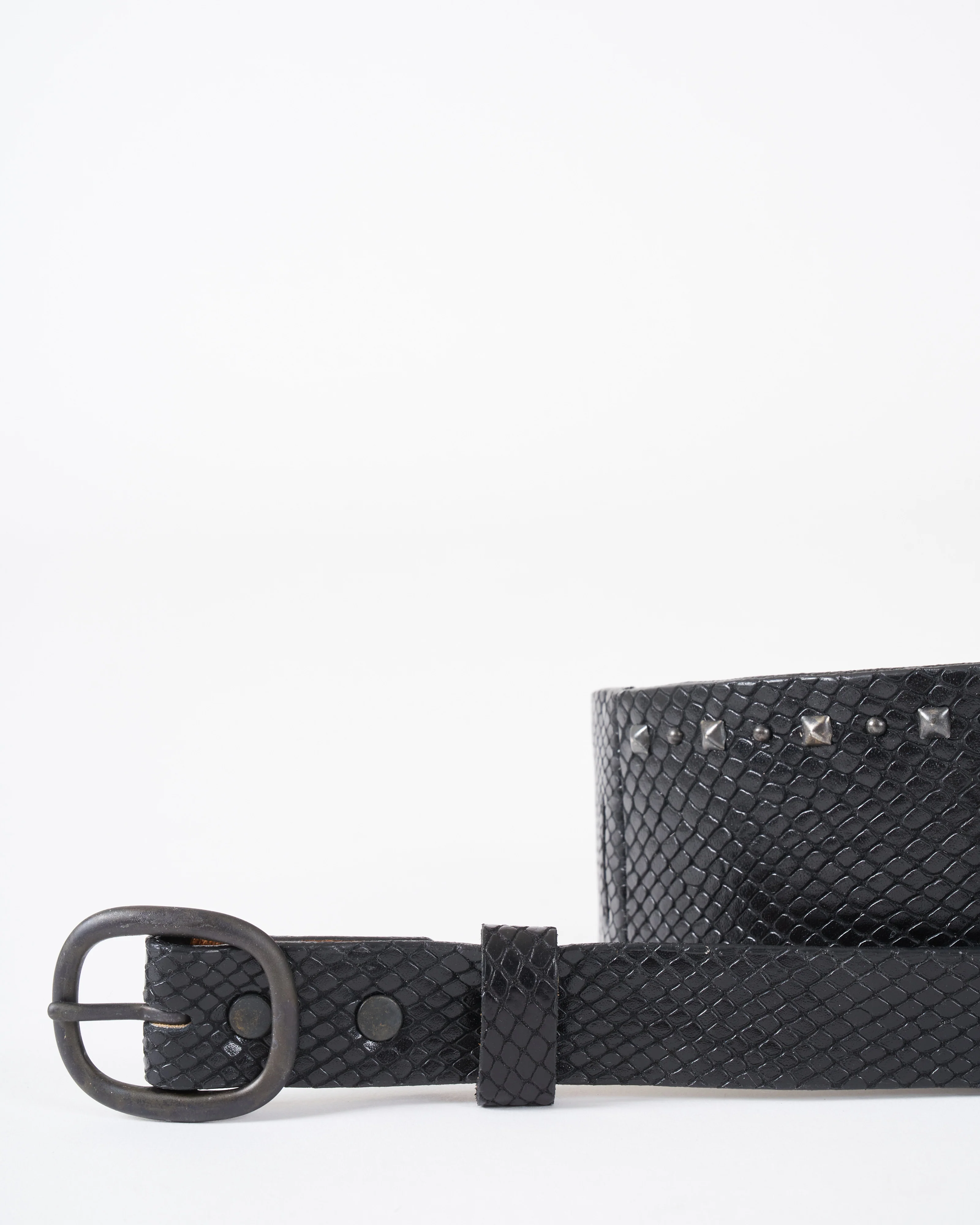 mara belt - black lizard - Image 4
