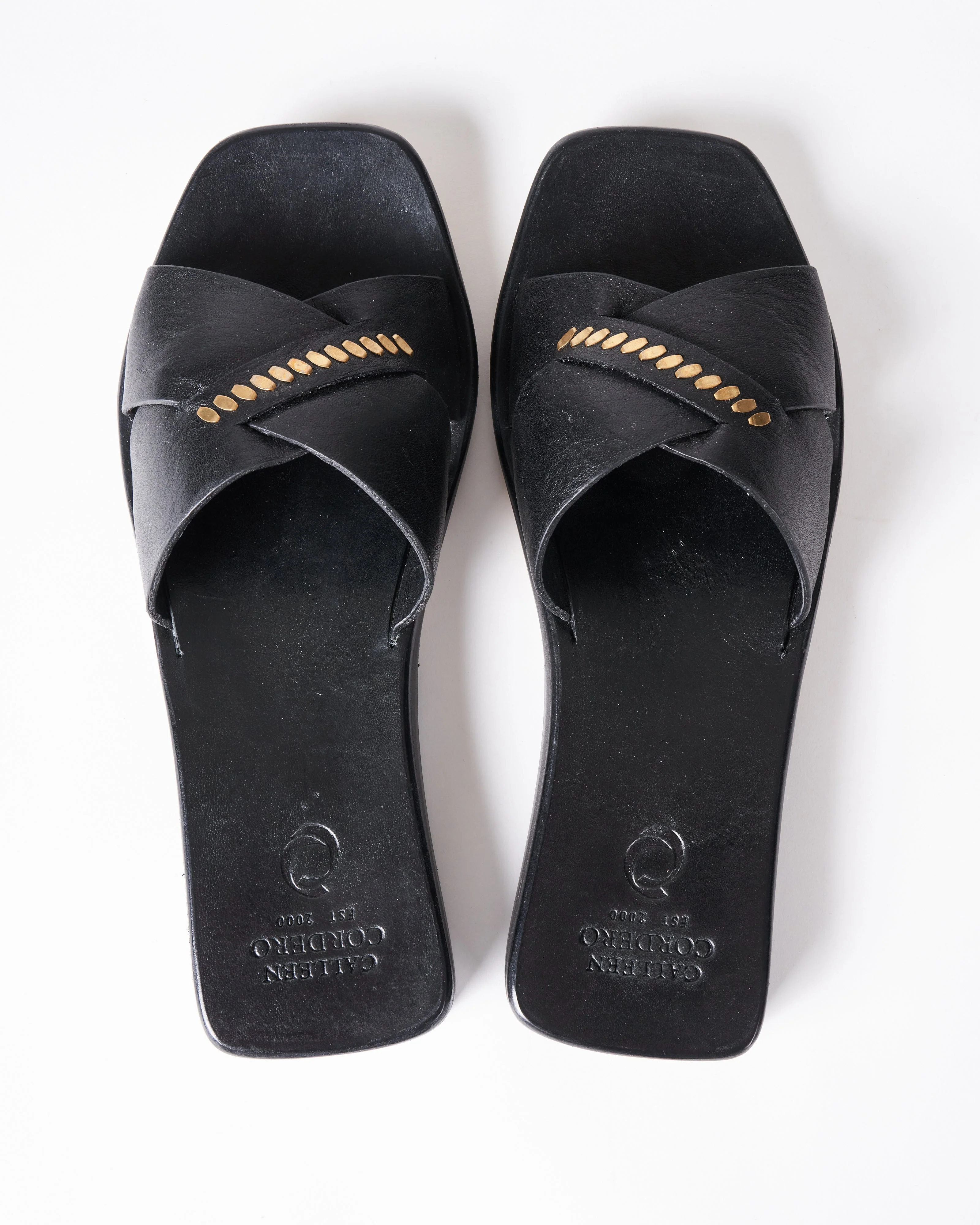 maya cross band sandal - black - Image 3