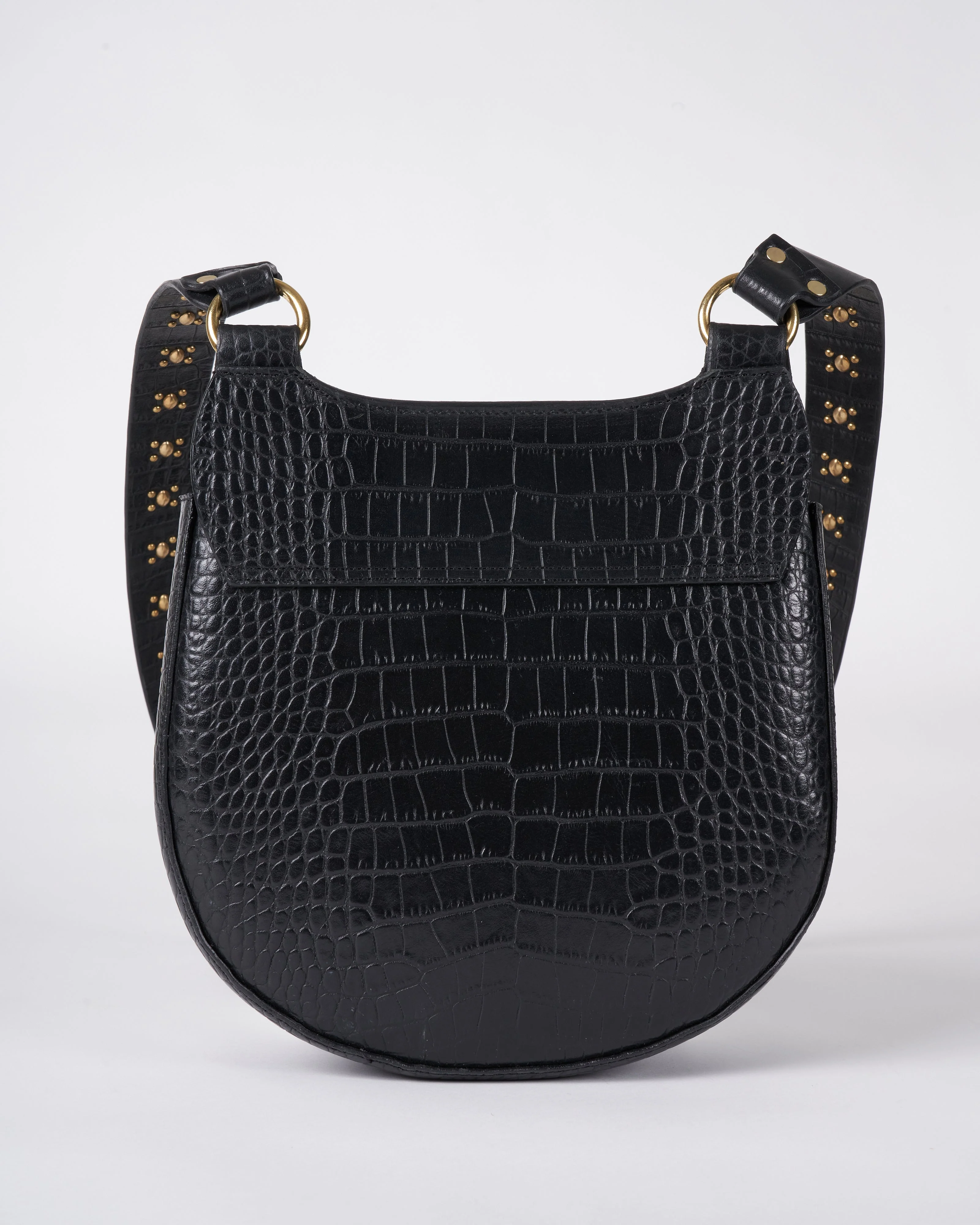 messenger bag - black croc - Image 3